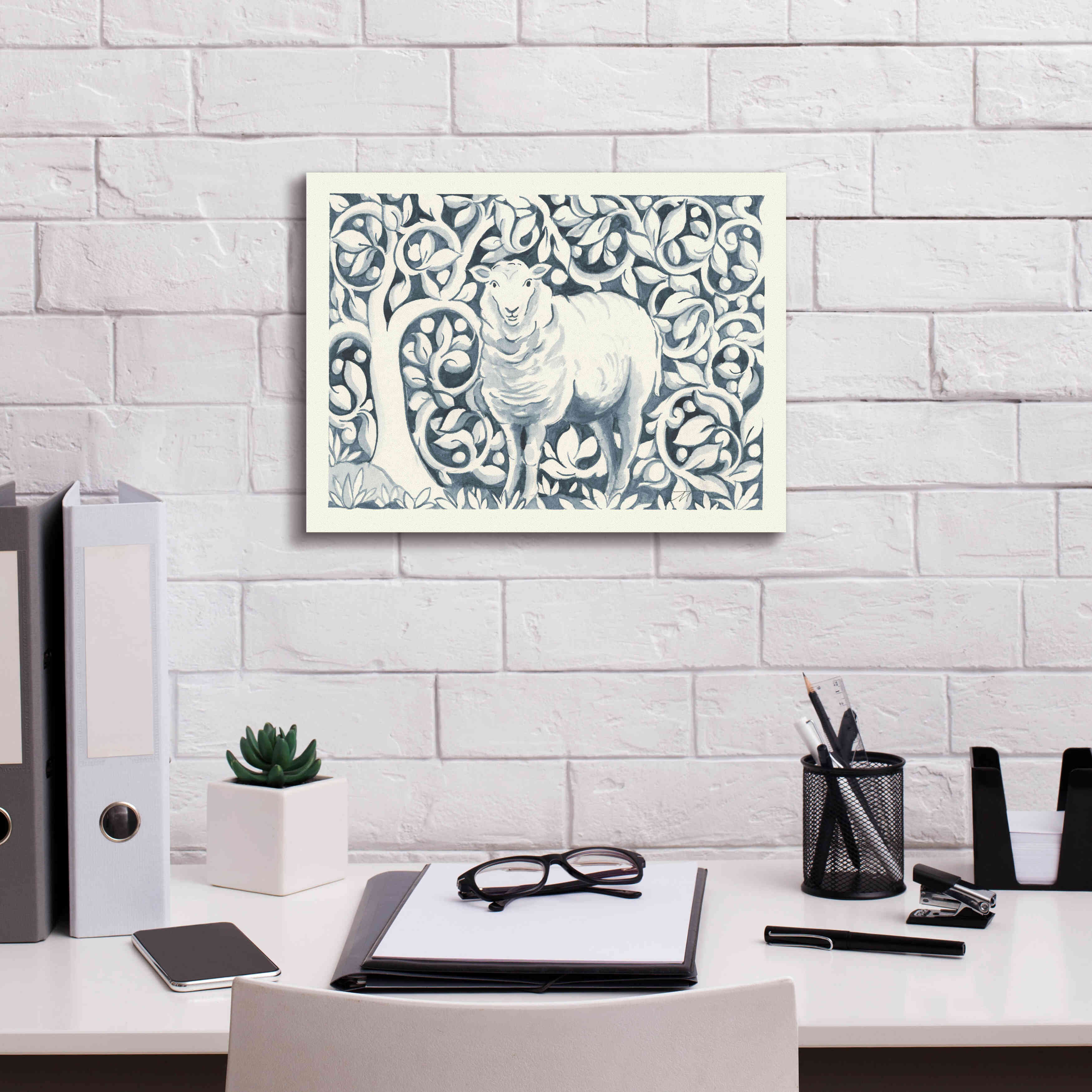 'Farm Life V v2' by Miranda Thomas, Giclee Canvas Wall Art,16x12