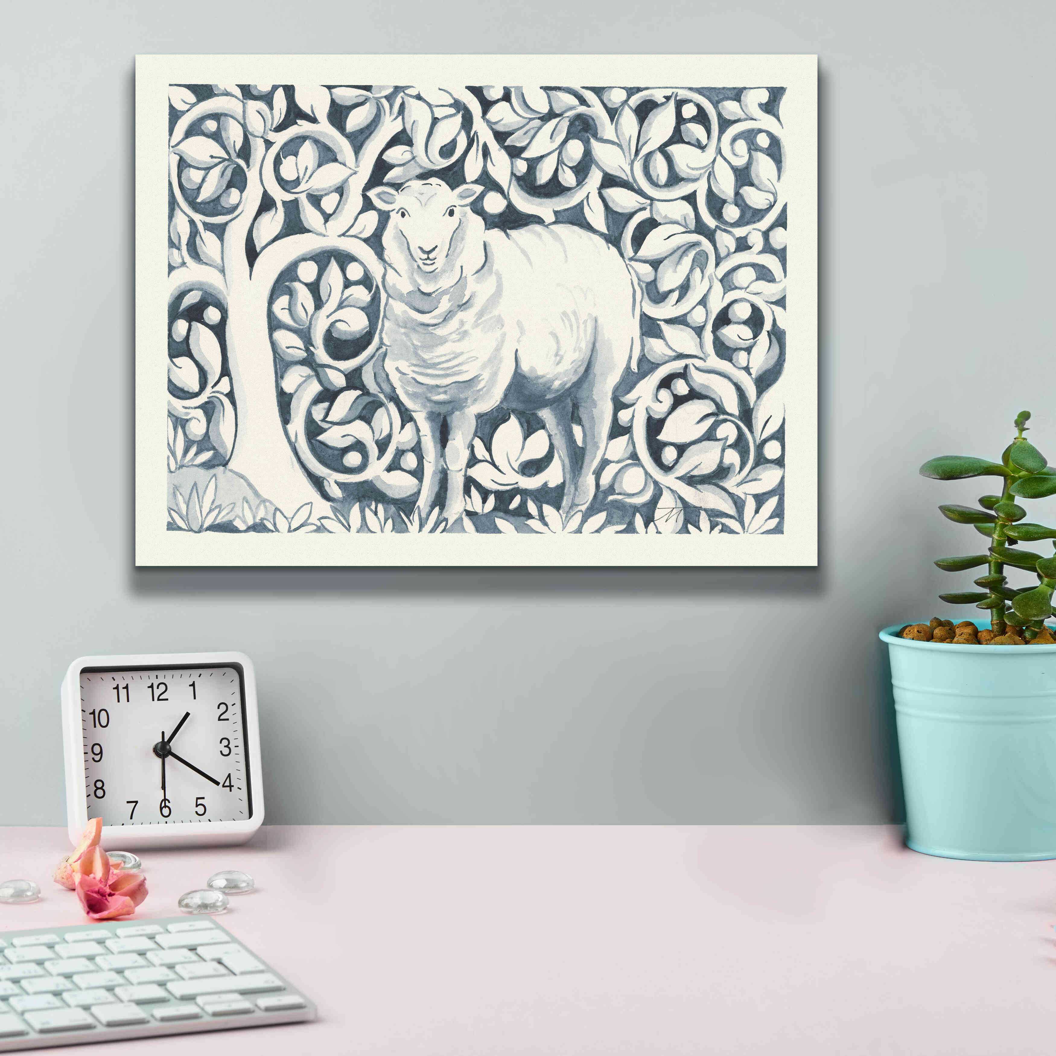 'Farm Life V v2' by Miranda Thomas, Giclee Canvas Wall Art,16x12