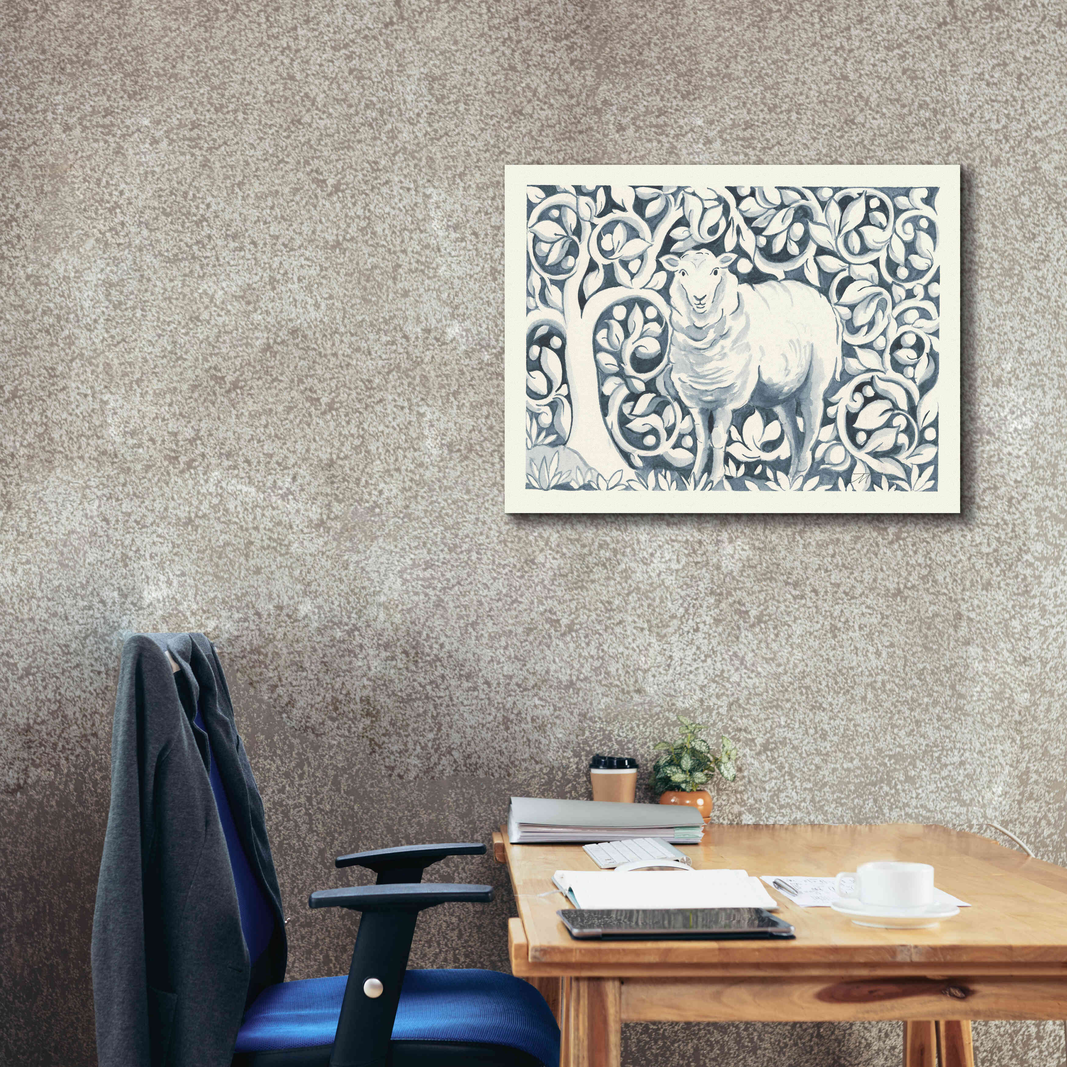 'Farm Life V v2' by Miranda Thomas, Giclee Canvas Wall Art,34x26