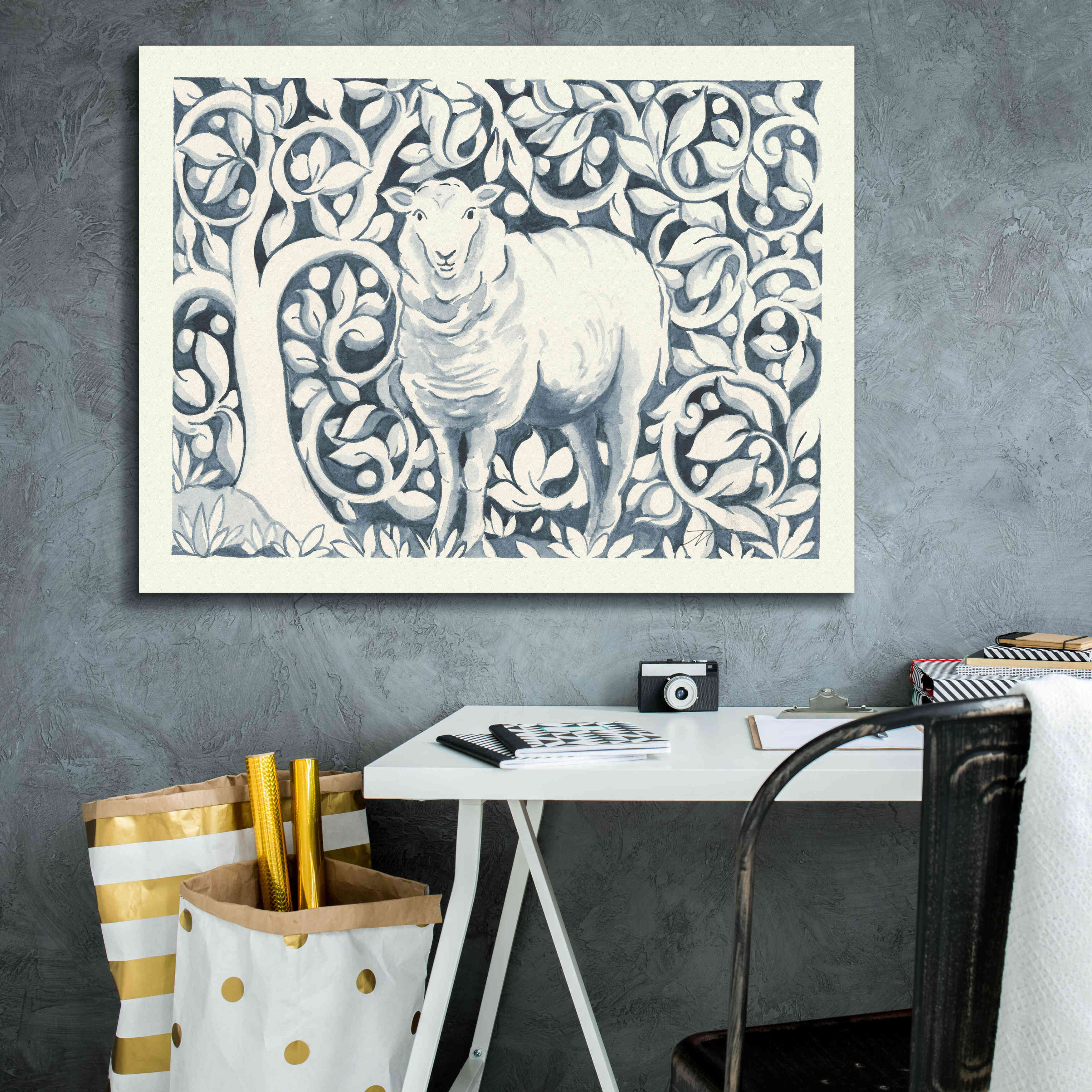 'Farm Life V v2' by Miranda Thomas, Giclee Canvas Wall Art,34x26