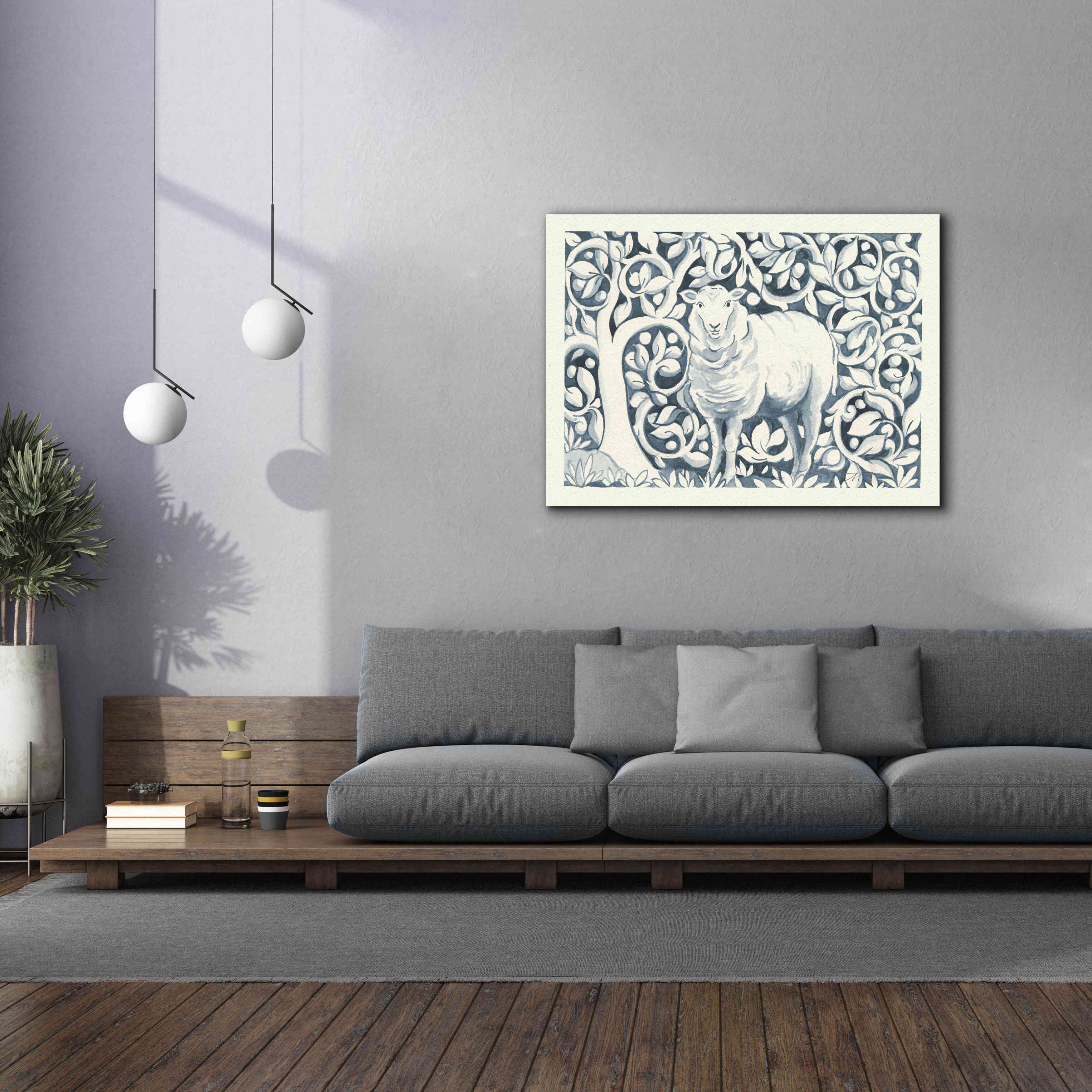 'Farm Life V v2' by Miranda Thomas, Giclee Canvas Wall Art,54x40