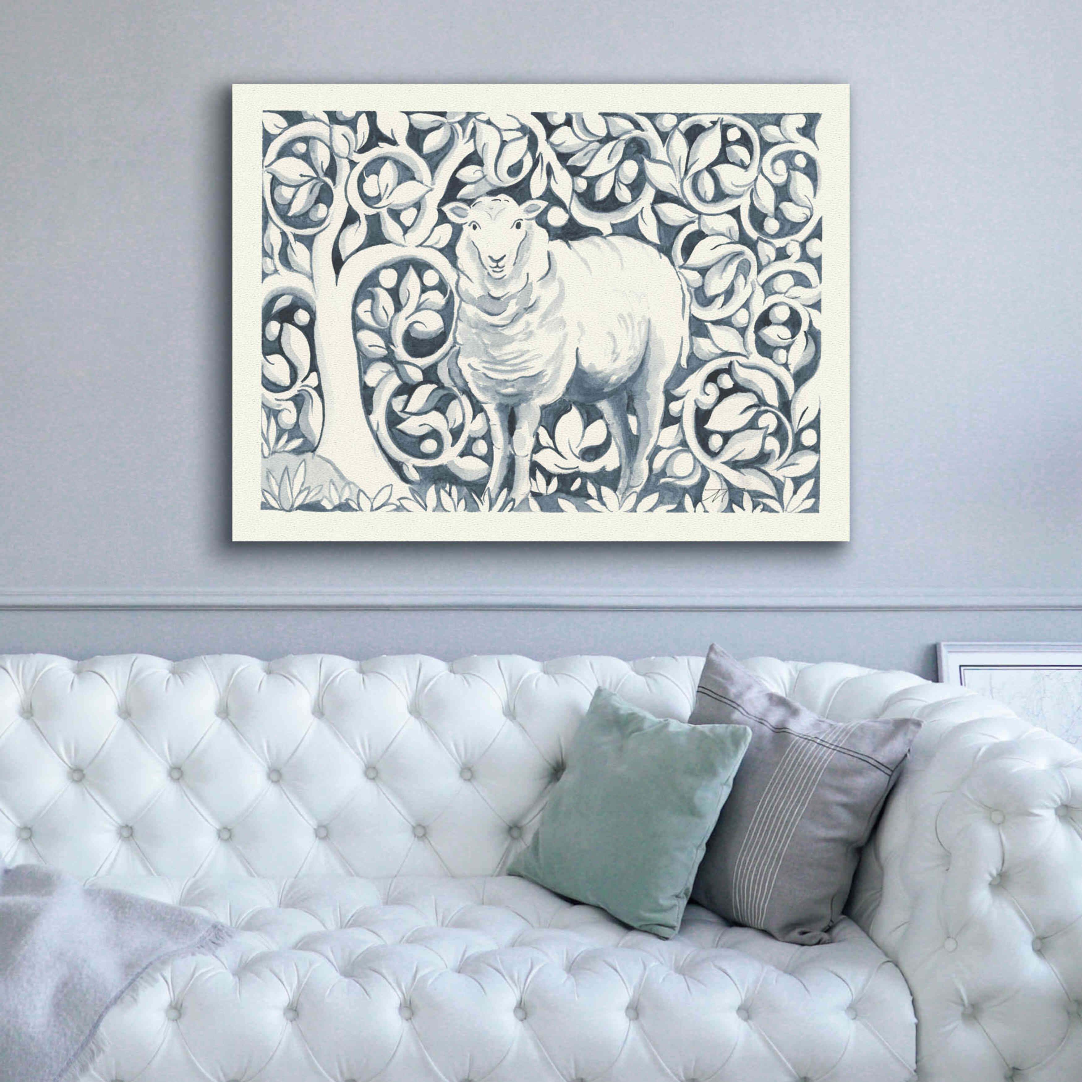 'Farm Life V v2' by Miranda Thomas, Giclee Canvas Wall Art,54x40