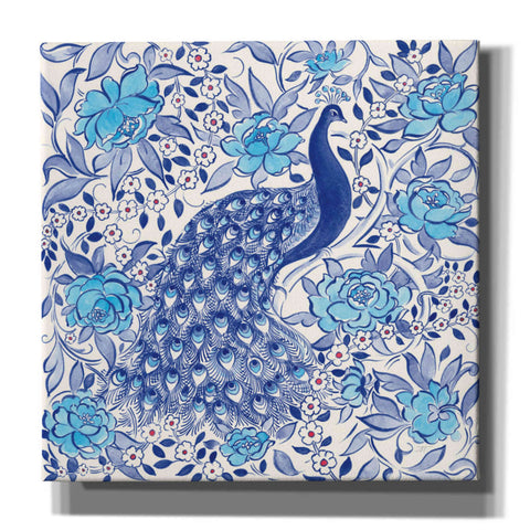 Image of 'Peacock Garden III' by Miranda Thomas, Giclee Canvas Wall Art