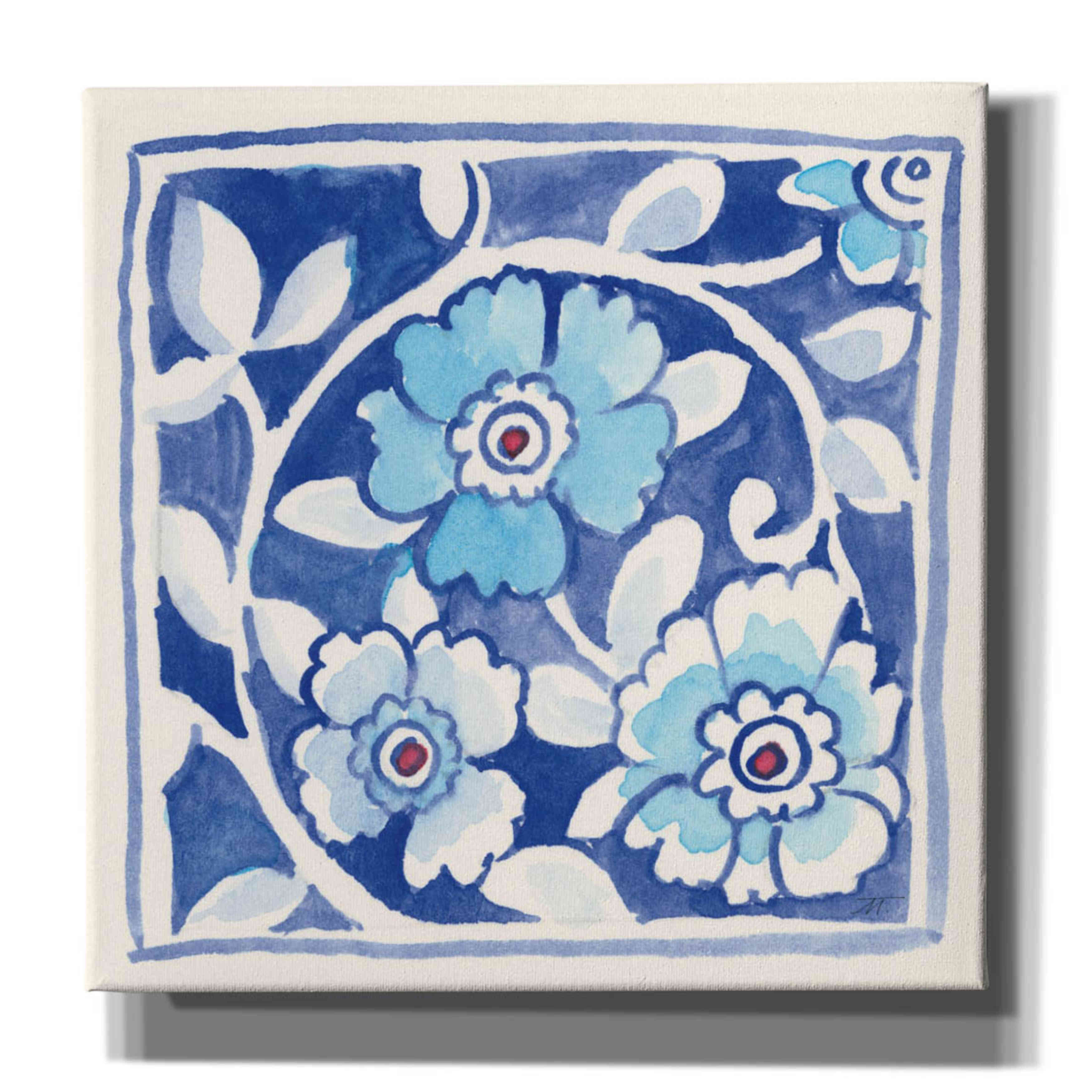 'Peacock Garden IX' by Miranda Thomas, Giclee Canvas Wall Art