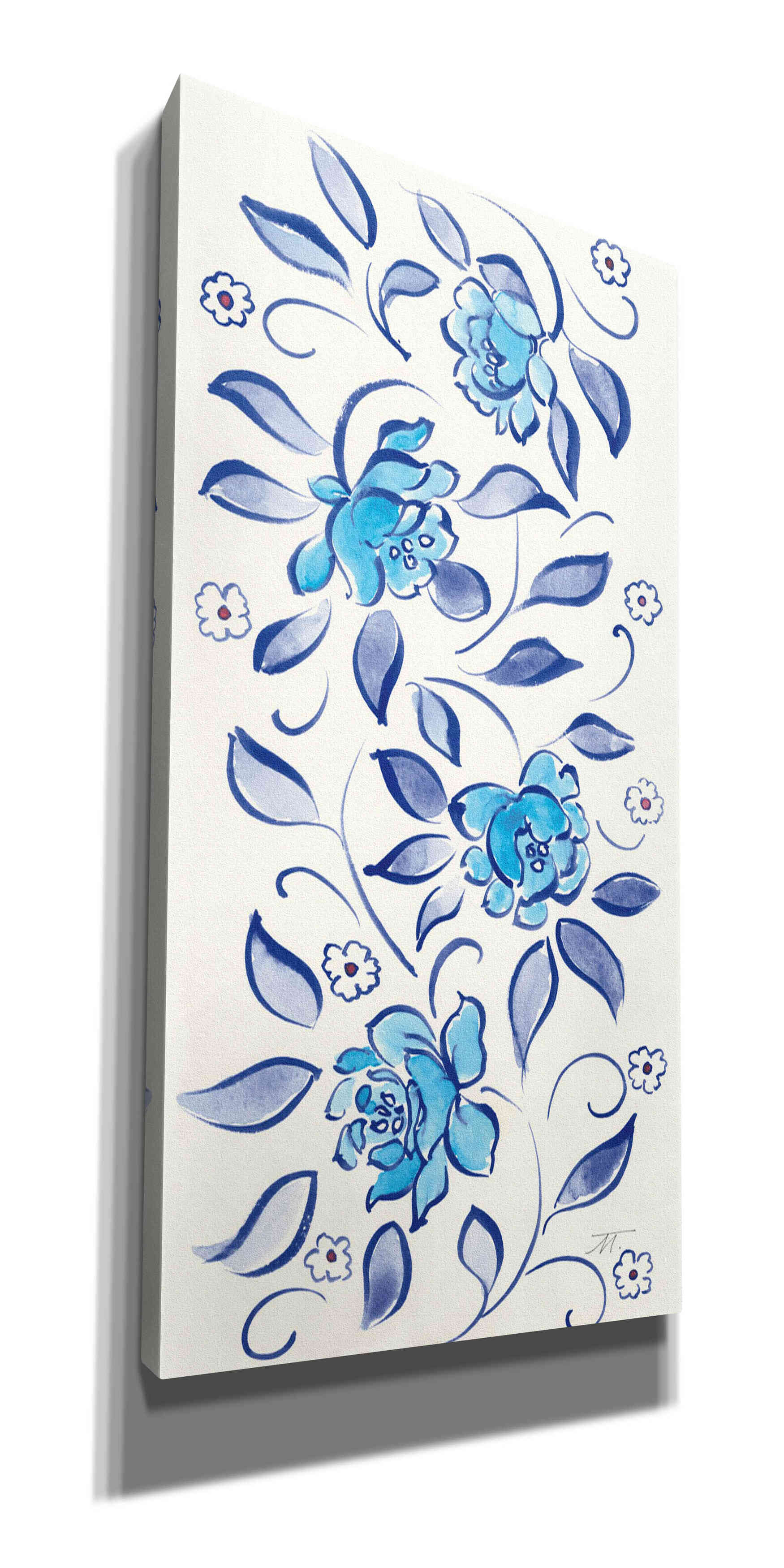 'Peacock Garden X' by Miranda Thomas, Giclee Canvas Wall Art