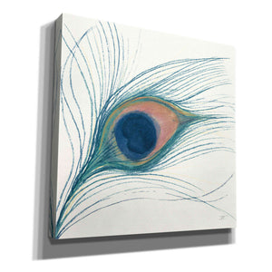 'Peacock Feather I Blue' by Miranda Thomas, Giclee Canvas Wall Art