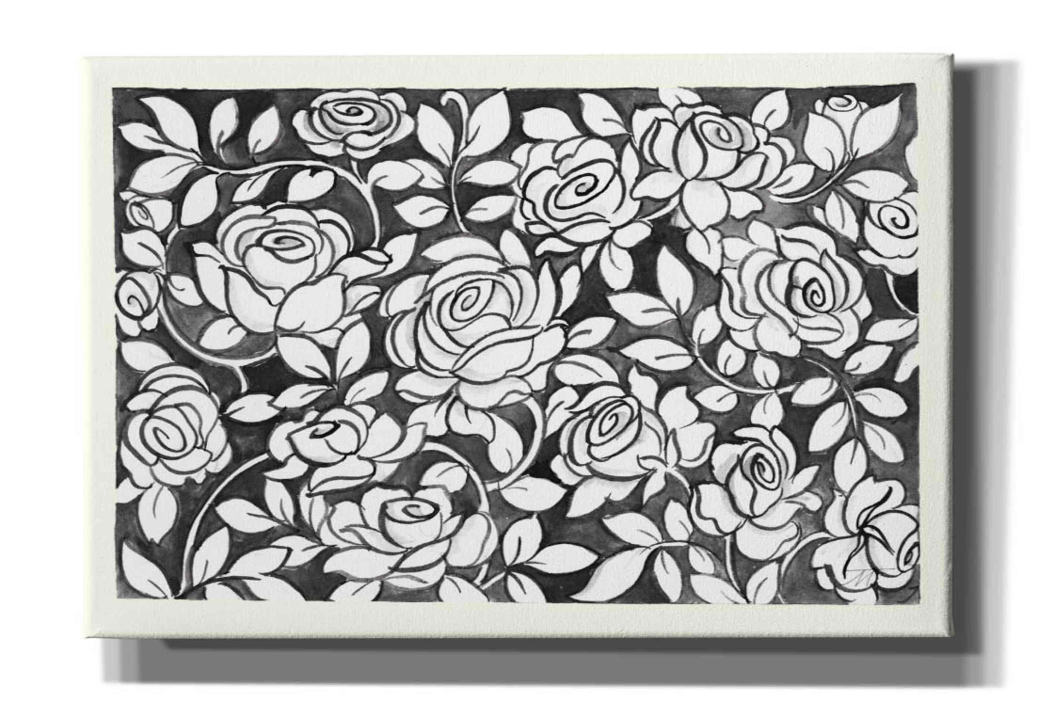 'Farm Life VII Black' by Miranda Thomas, Giclee Canvas Wall Art