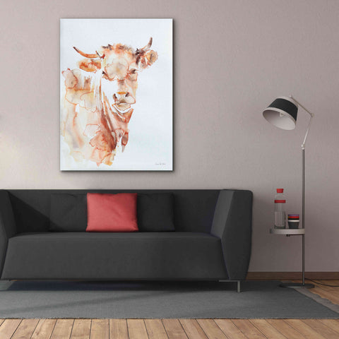 Image of 'Village Cow' by Alan Majchrowicz, Giclee Canvas Wall Art,40x54