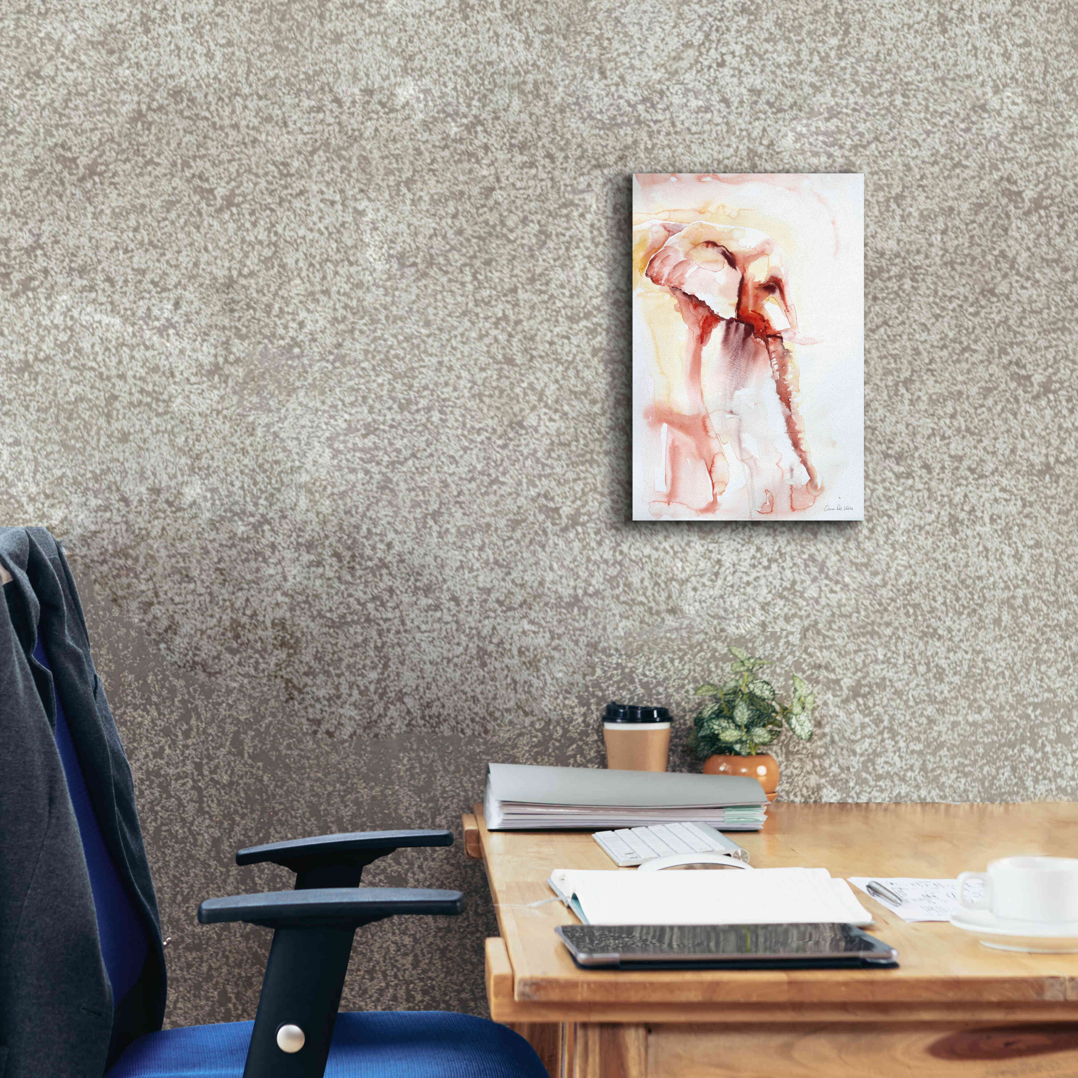 'African Elephant' by Alan Majchrowicz, Giclee Canvas Wall Art,12x18