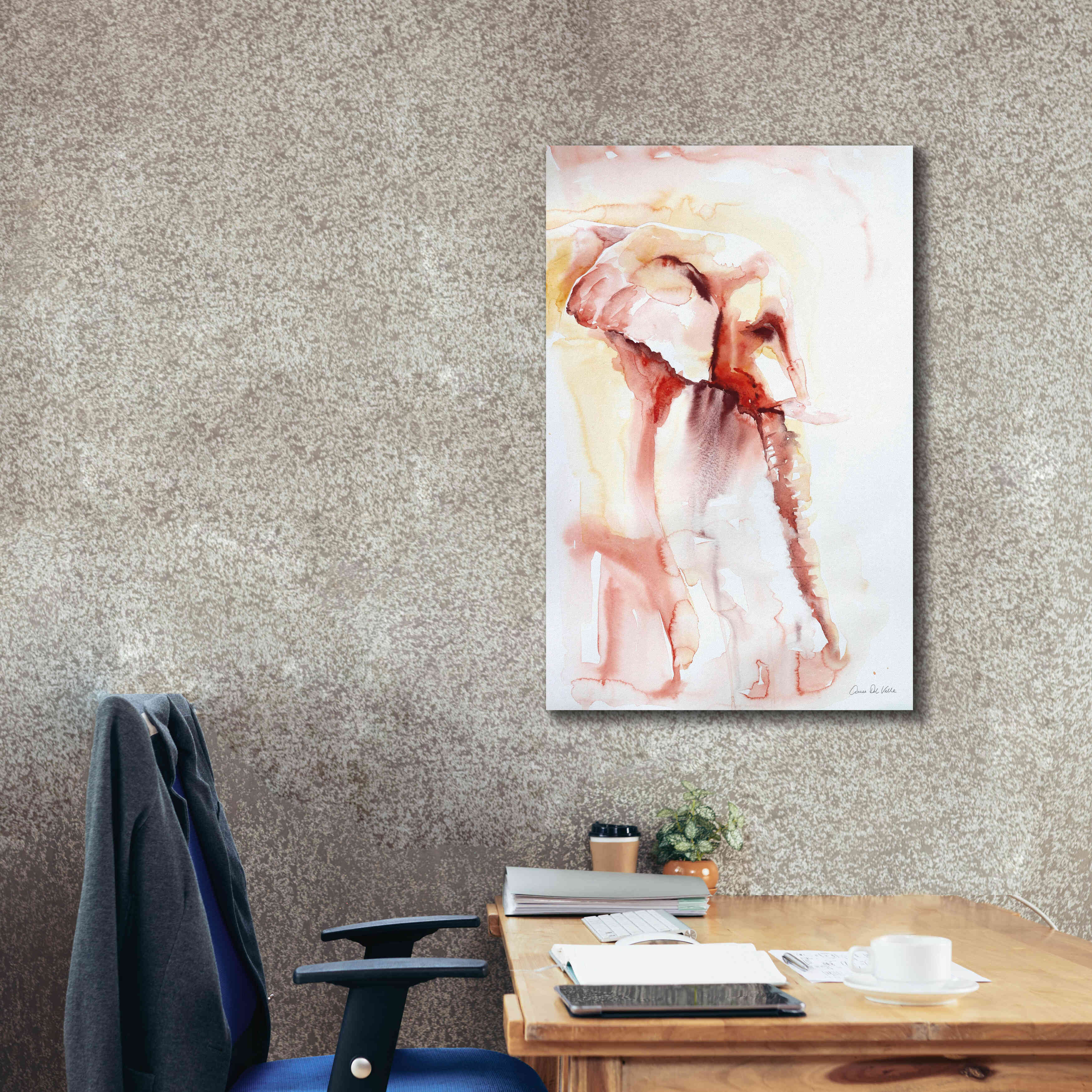 'African Elephant' by Alan Majchrowicz, Giclee Canvas Wall Art,26x40