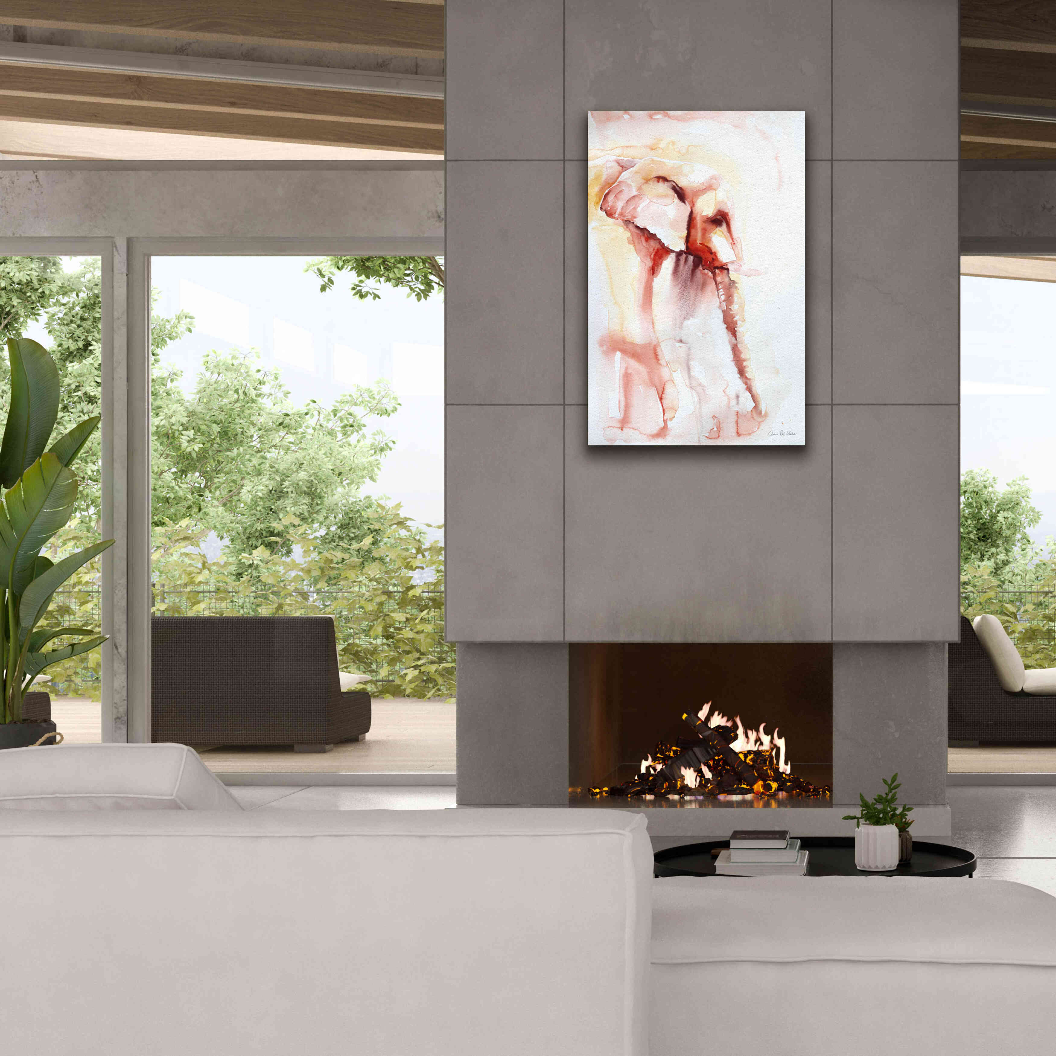 'African Elephant' by Alan Majchrowicz, Giclee Canvas Wall Art,26x40