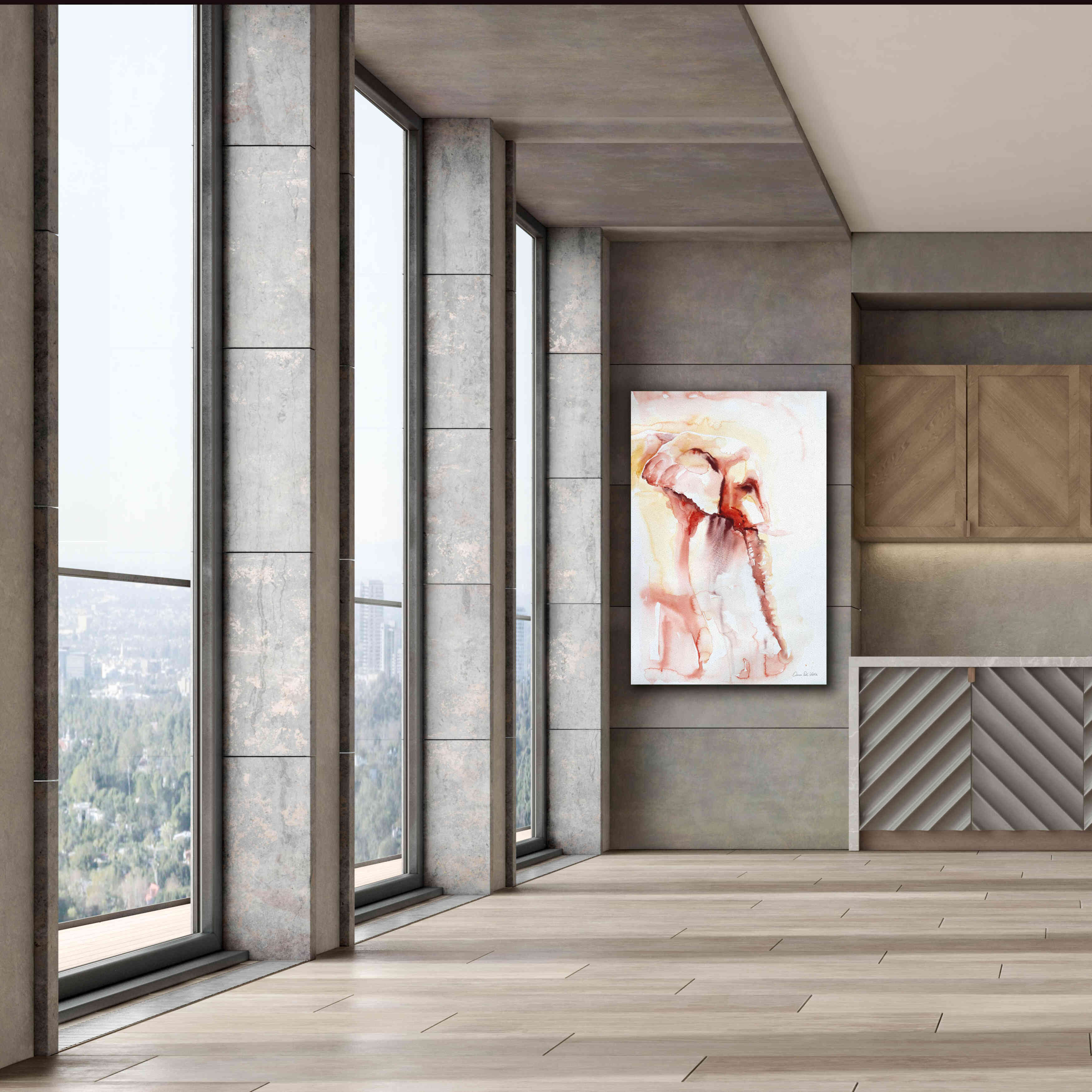 'African Elephant' by Alan Majchrowicz, Giclee Canvas Wall Art,40x60