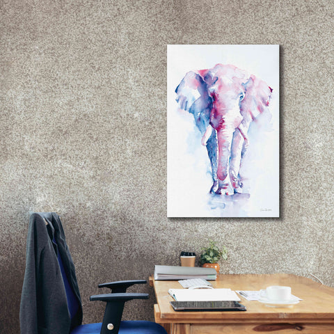Image of 'An Elephant Never Forgets' by Alan Majchrowicz, Giclee Canvas Wall Art,26x40