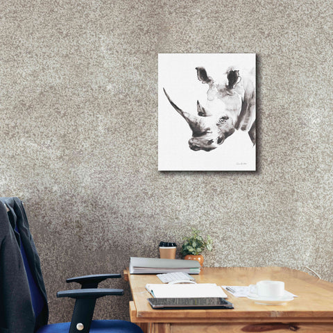 Image of 'Rhino Gray' by Alan Majchrowicz, Giclee Canvas Wall Art,20x24