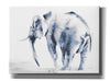 'Lone Elephant Blue Gray' by Alan Majchrowicz, Giclee Canvas Wall Art