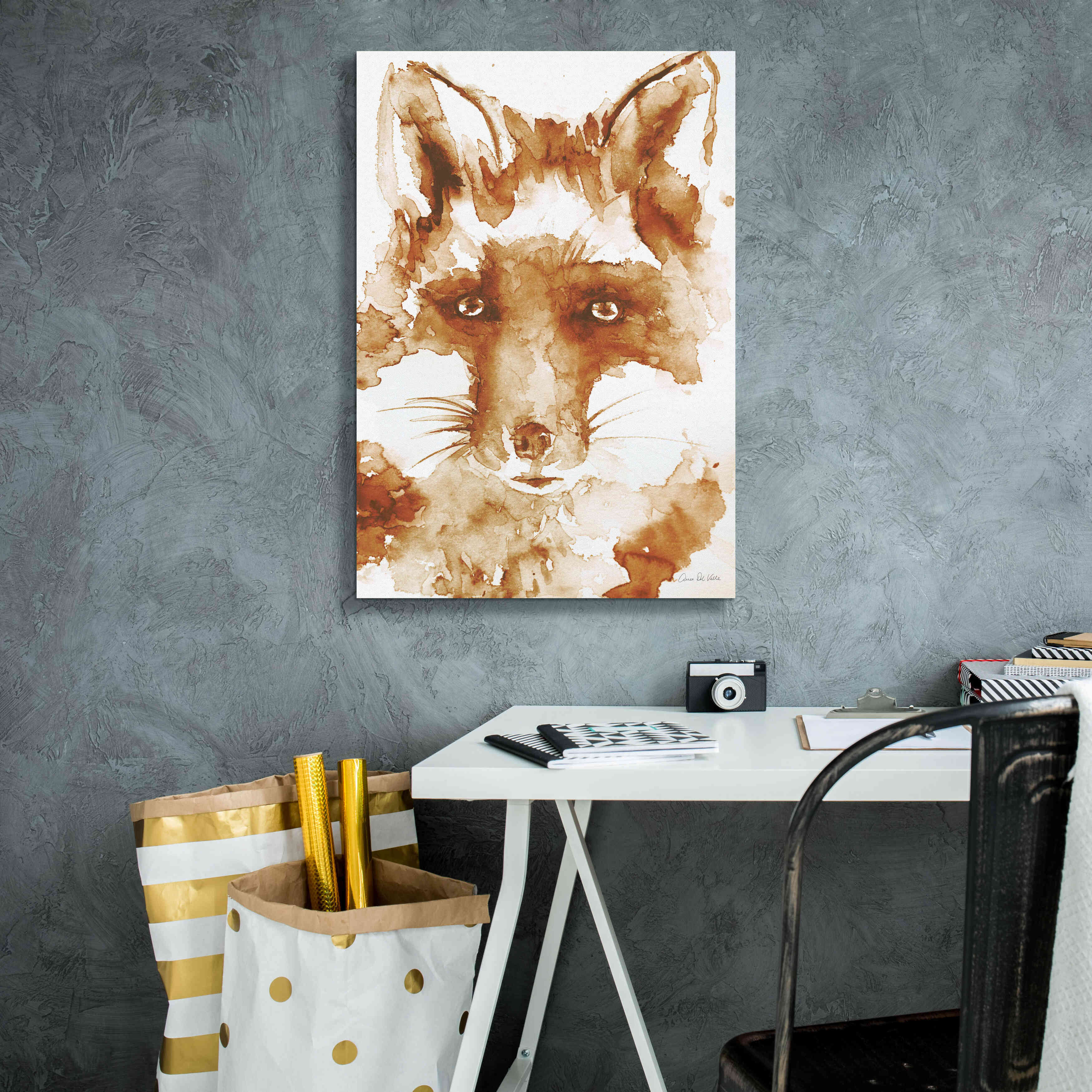 'Sweet And Sour Brown' by Alan Majchrowicz, Giclee Canvas Wall Art,18x26