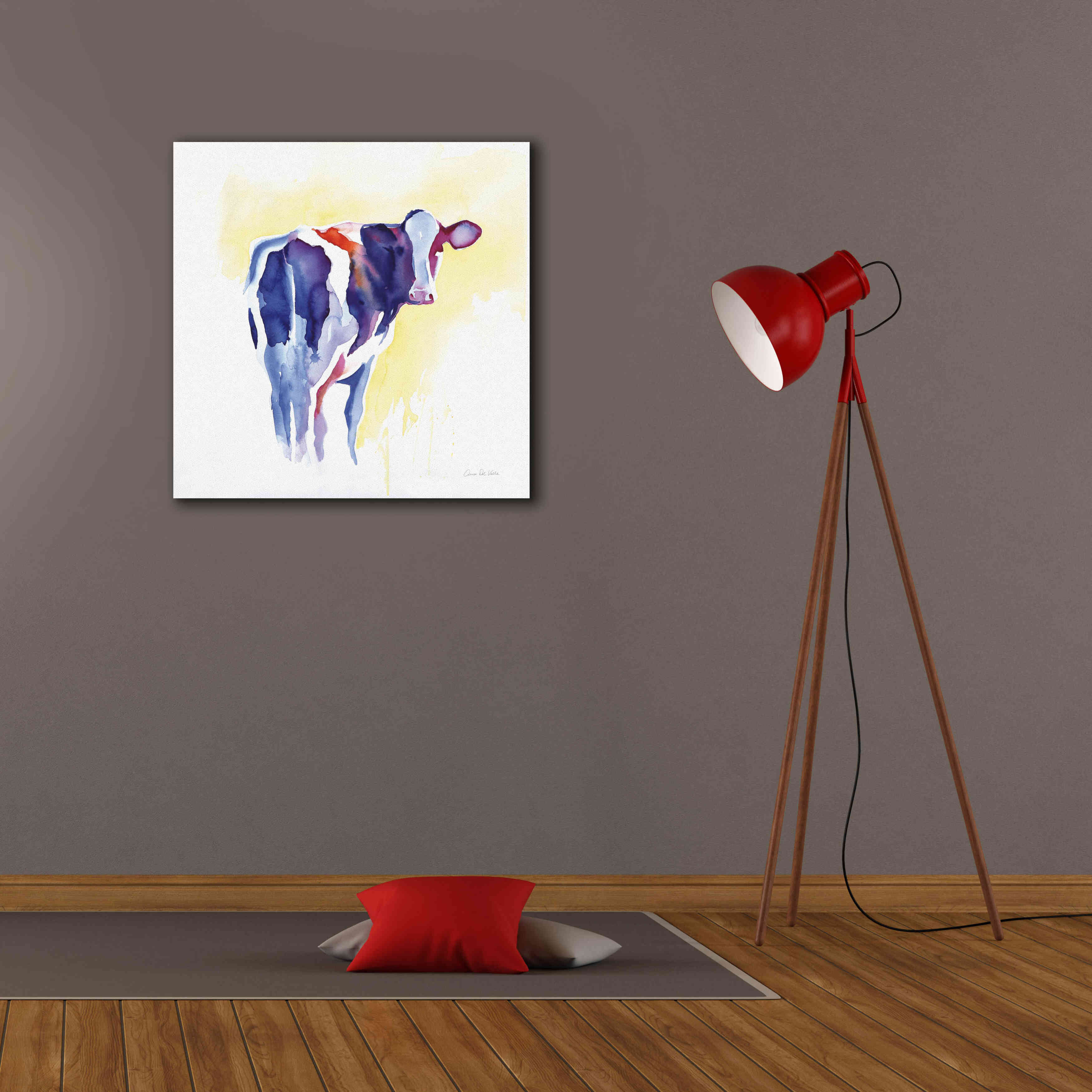 'Holstein I' by Alan Majchrowicz, Giclee Canvas Wall Art,26x26