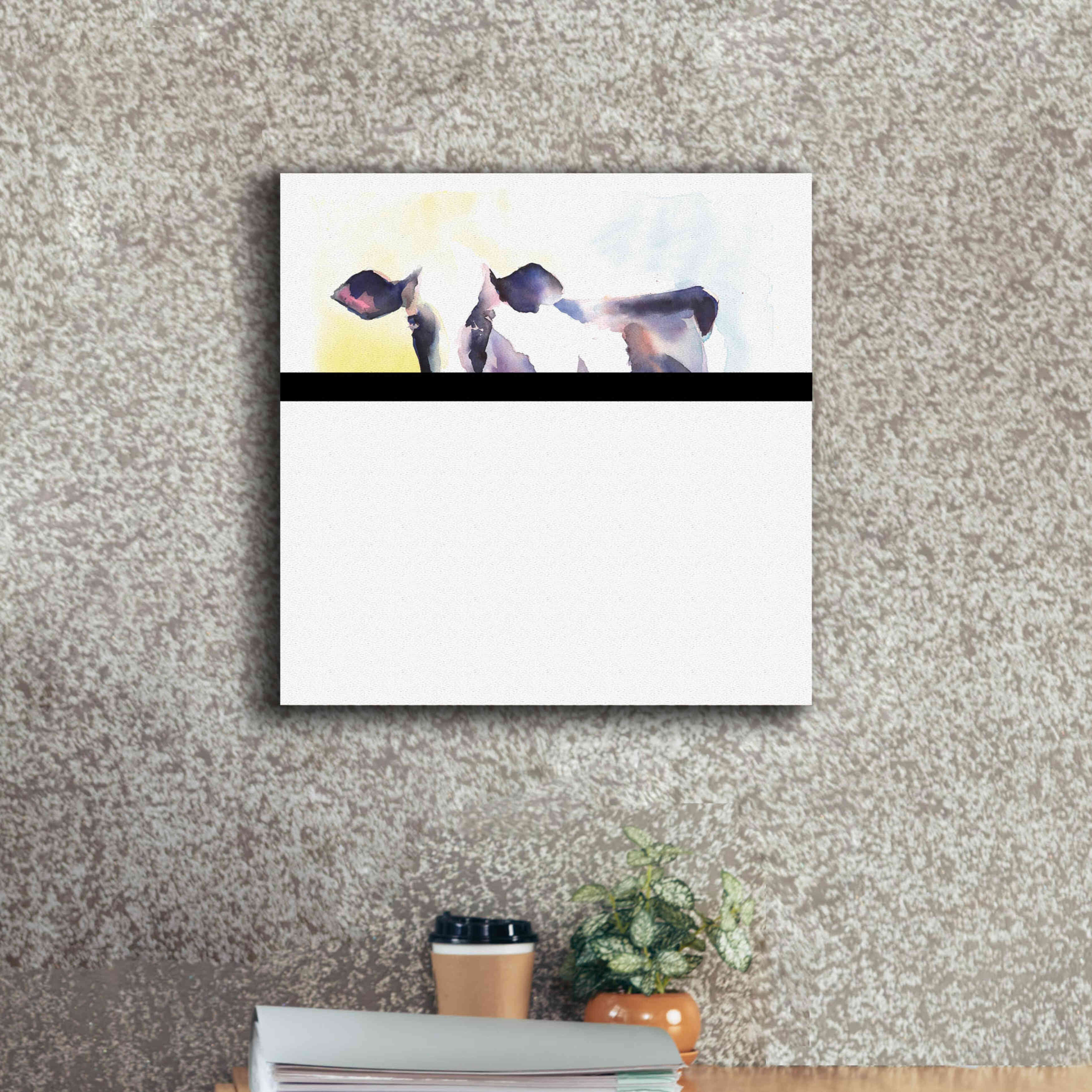 'Holstein IV' by Alan Majchrowicz, Giclee Canvas Wall Art,18x18