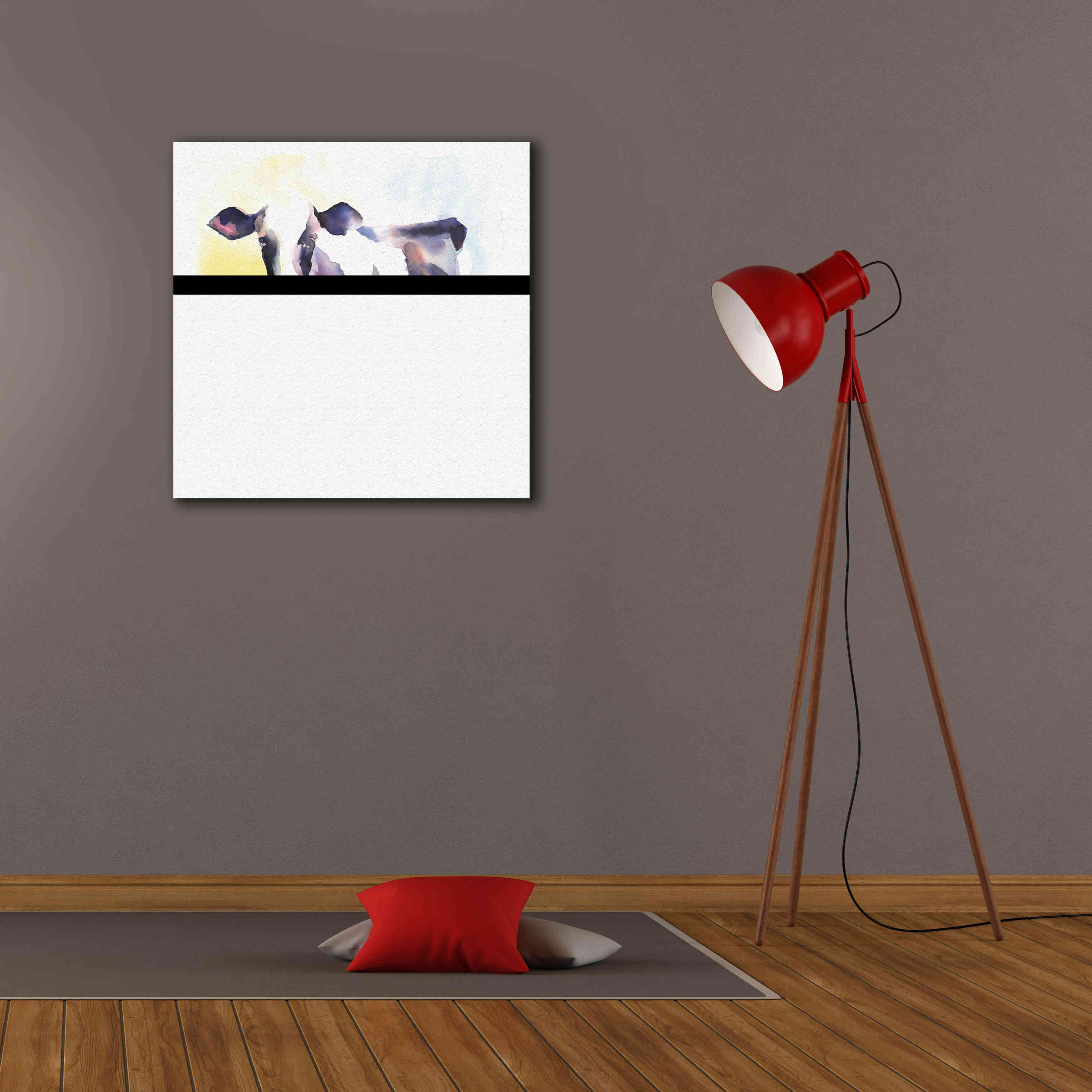 'Holstein IV' by Alan Majchrowicz, Giclee Canvas Wall Art,26x26