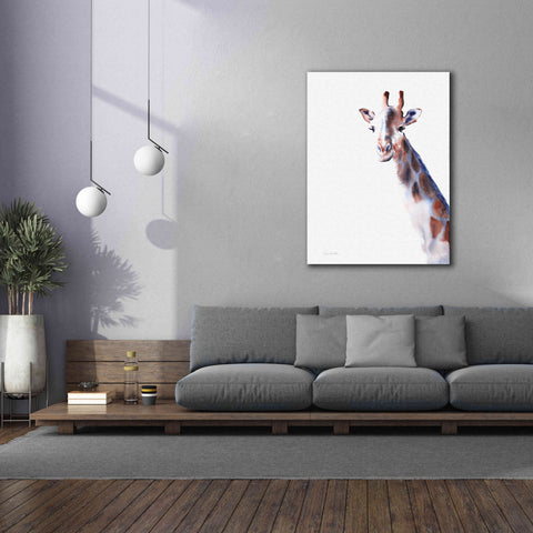Image of 'Copper And Blue Giraffe' by Alan Majchrowicz, Giclee Canvas Wall Art,40x54