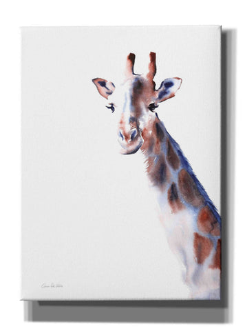 Image of 'Copper And Blue Giraffe' by Alan Majchrowicz, Giclee Canvas Wall Art
