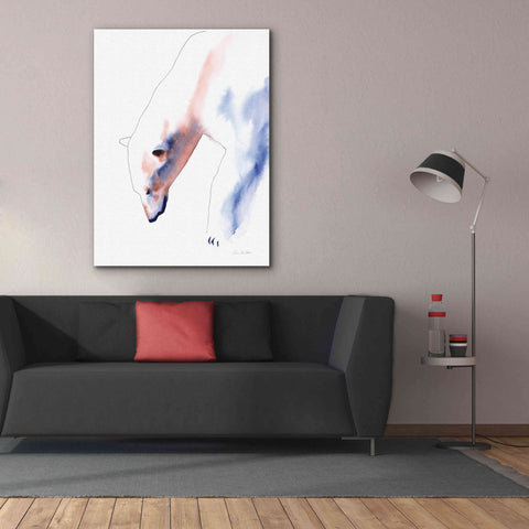 Image of 'Copper And Blue Polar Bear' by Alan Majchrowicz, Giclee Canvas Wall Art,40x54