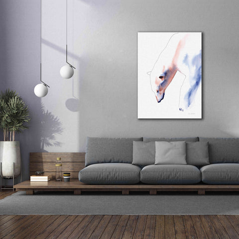 Image of 'Copper And Blue Polar Bear' by Alan Majchrowicz, Giclee Canvas Wall Art,40x54