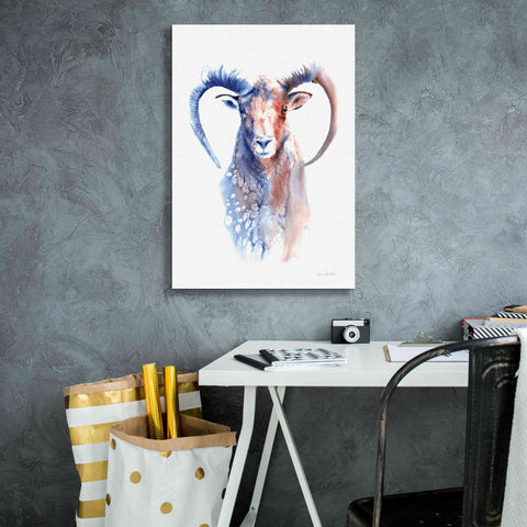 Image of 'Copper And Blue Ram' by Alan Majchrowicz, Giclee Canvas Wall Art,18x26