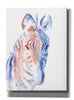 'Copper And Blue Zebra' by Alan Majchrowicz, Giclee Canvas Wall Art