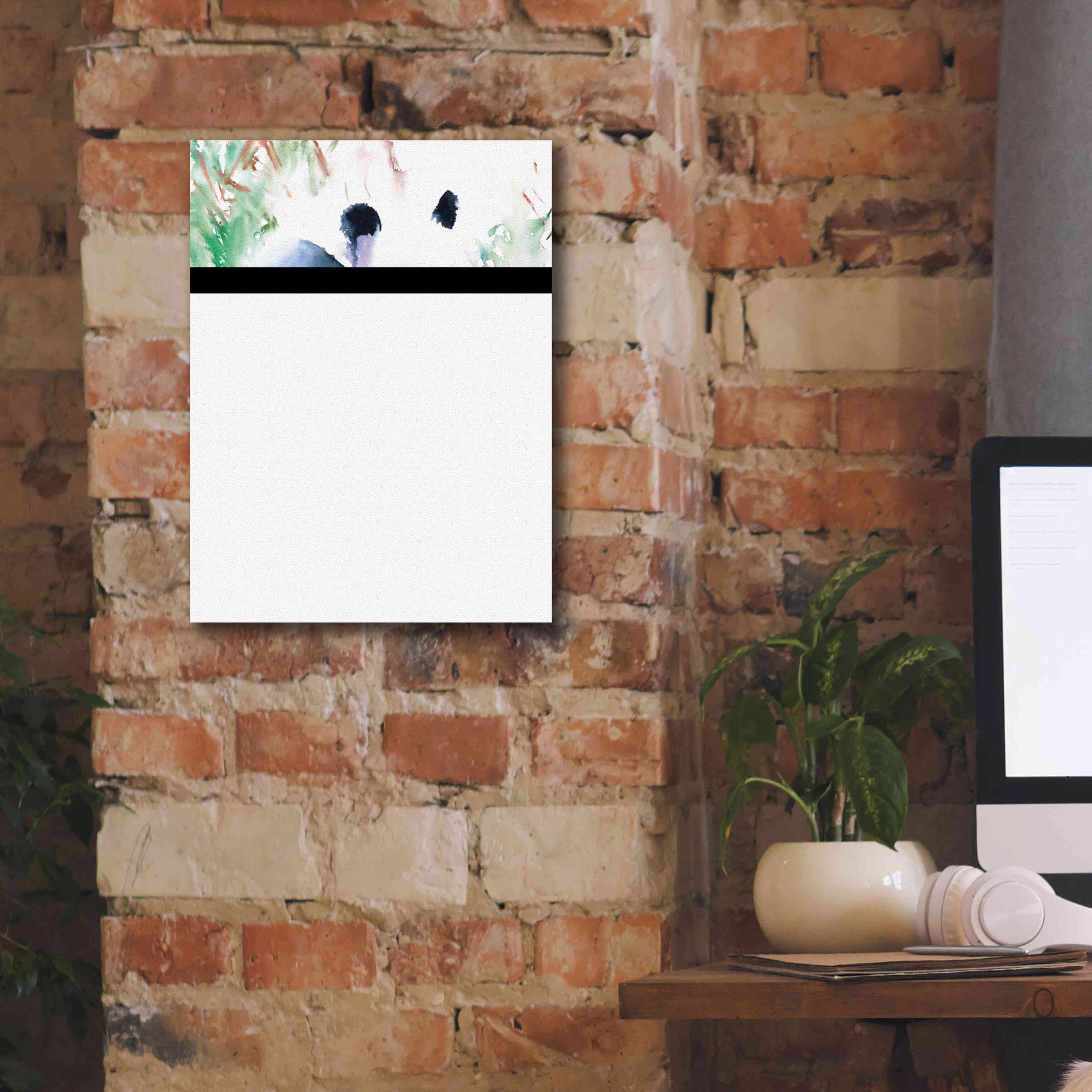 'Panda' by Alan Majchrowicz, Giclee Canvas Wall Art,12x16