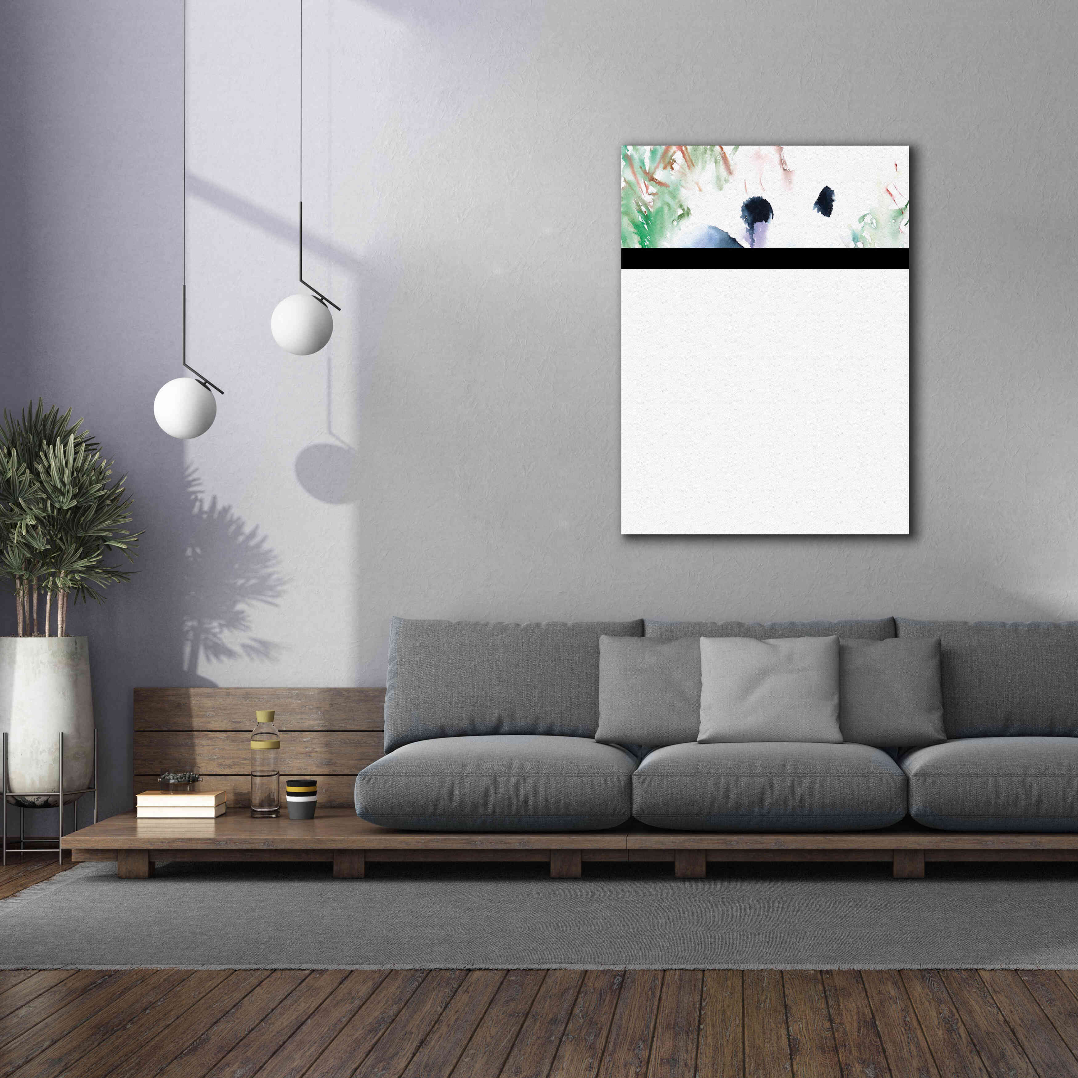 'Panda' by Alan Majchrowicz, Giclee Canvas Wall Art,40x54