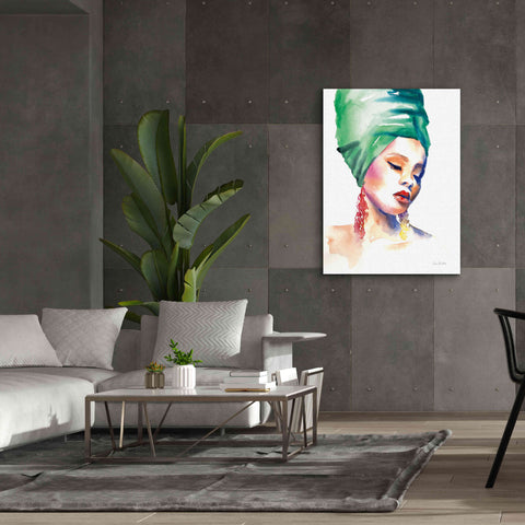 Image of 'Woman In Green' by Alan Majchrowicz, Giclee Canvas Wall Art,40x54