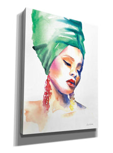 'Woman In Green' by Alan Majchrowicz, Giclee Canvas Wall Art