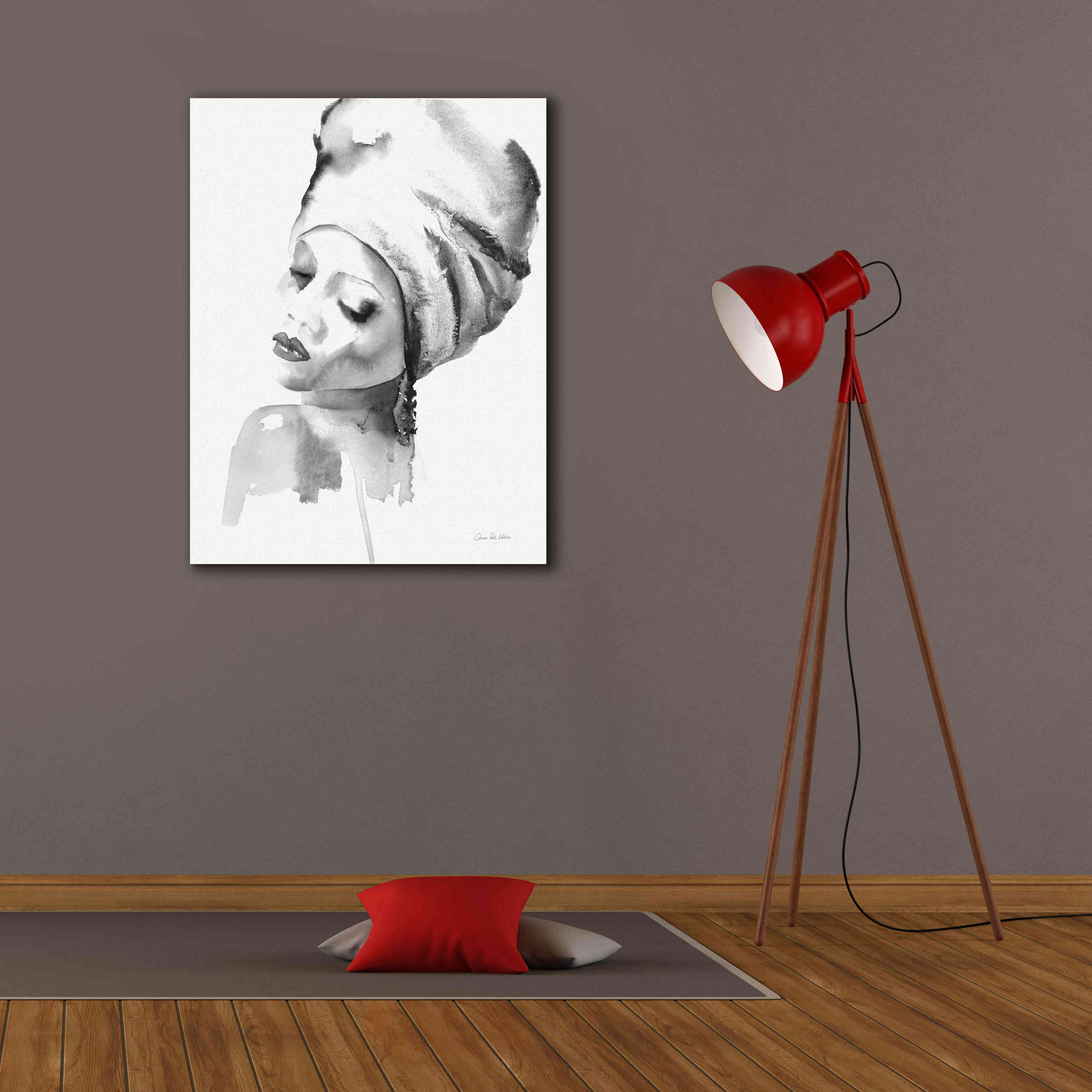 'Woman I BW' by Alan Majchrowicz, Giclee Canvas Wall Art,26x34