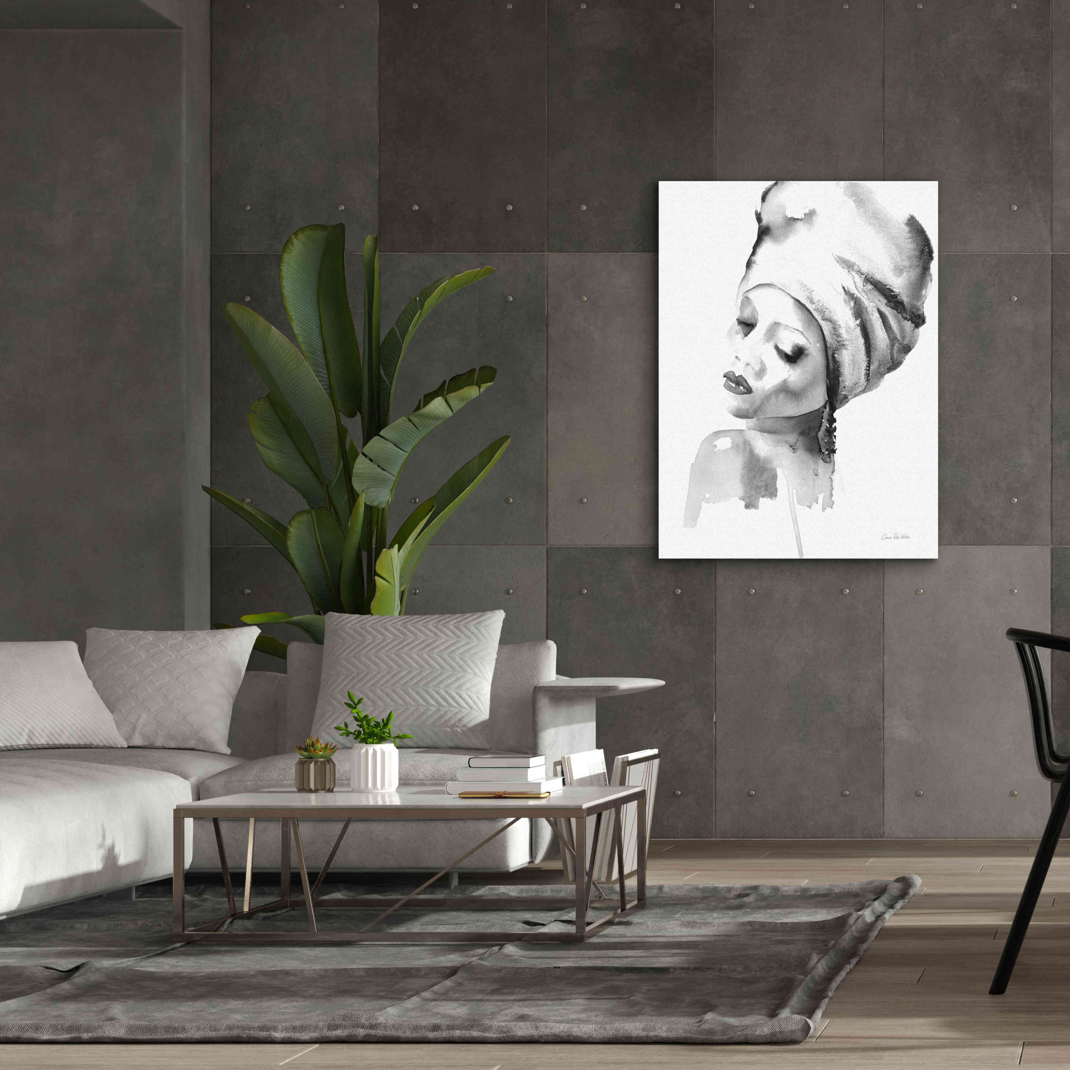 'Woman I BW' by Alan Majchrowicz, Giclee Canvas Wall Art,40x54