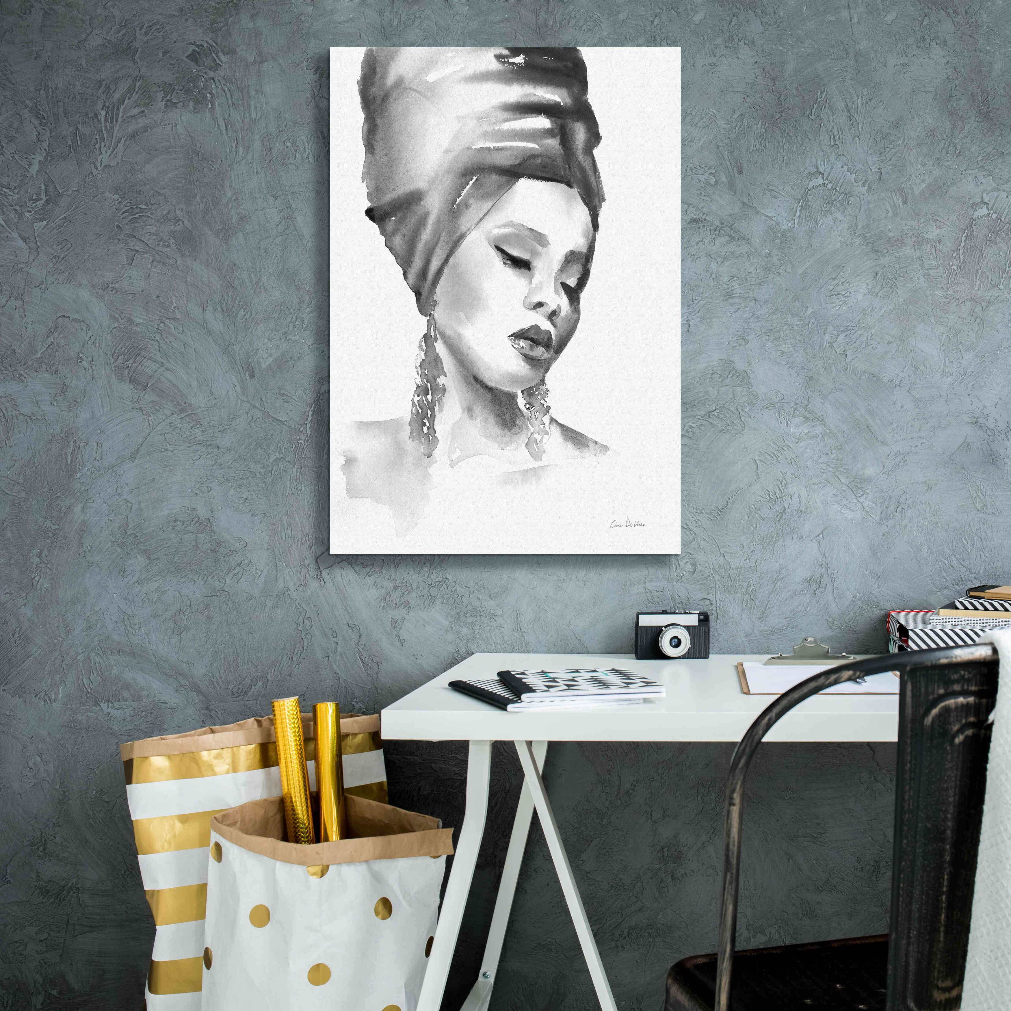 'Woman II BW' by Alan Majchrowicz, Giclee Canvas Wall Art,18x26