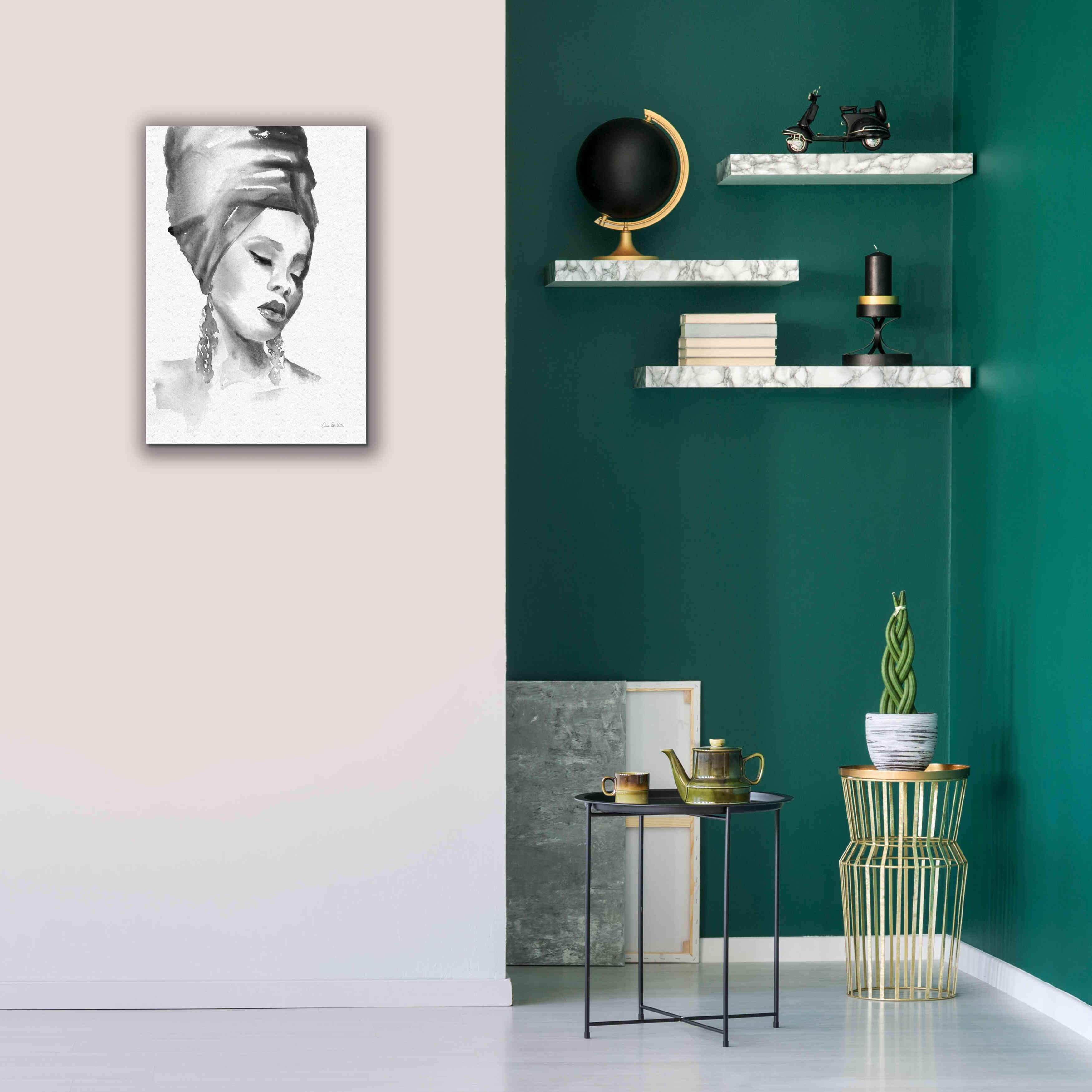 'Woman II BW' by Alan Majchrowicz, Giclee Canvas Wall Art,18x26