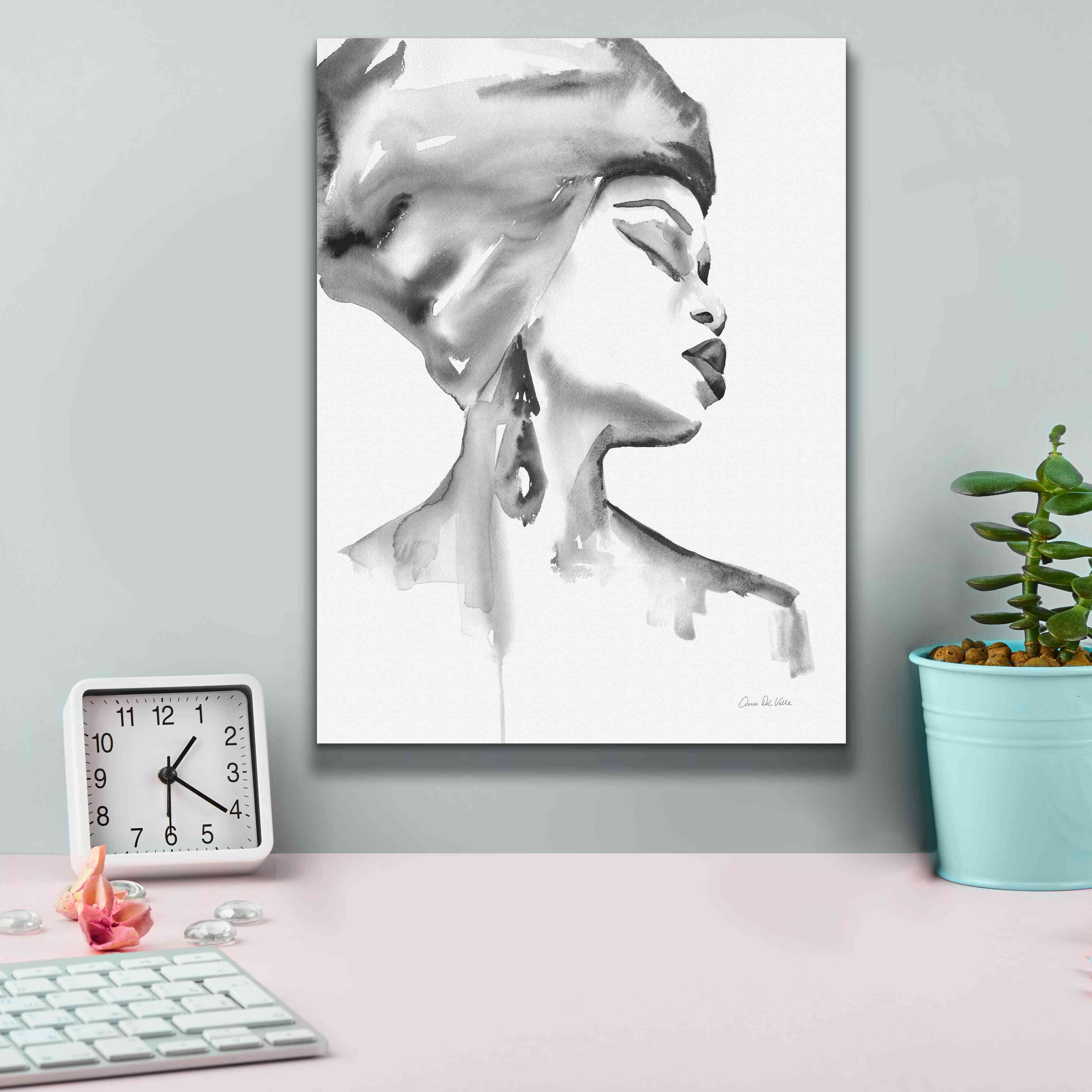 'Woman III BW' by Alan Majchrowicz, Giclee Canvas Wall Art,12x16