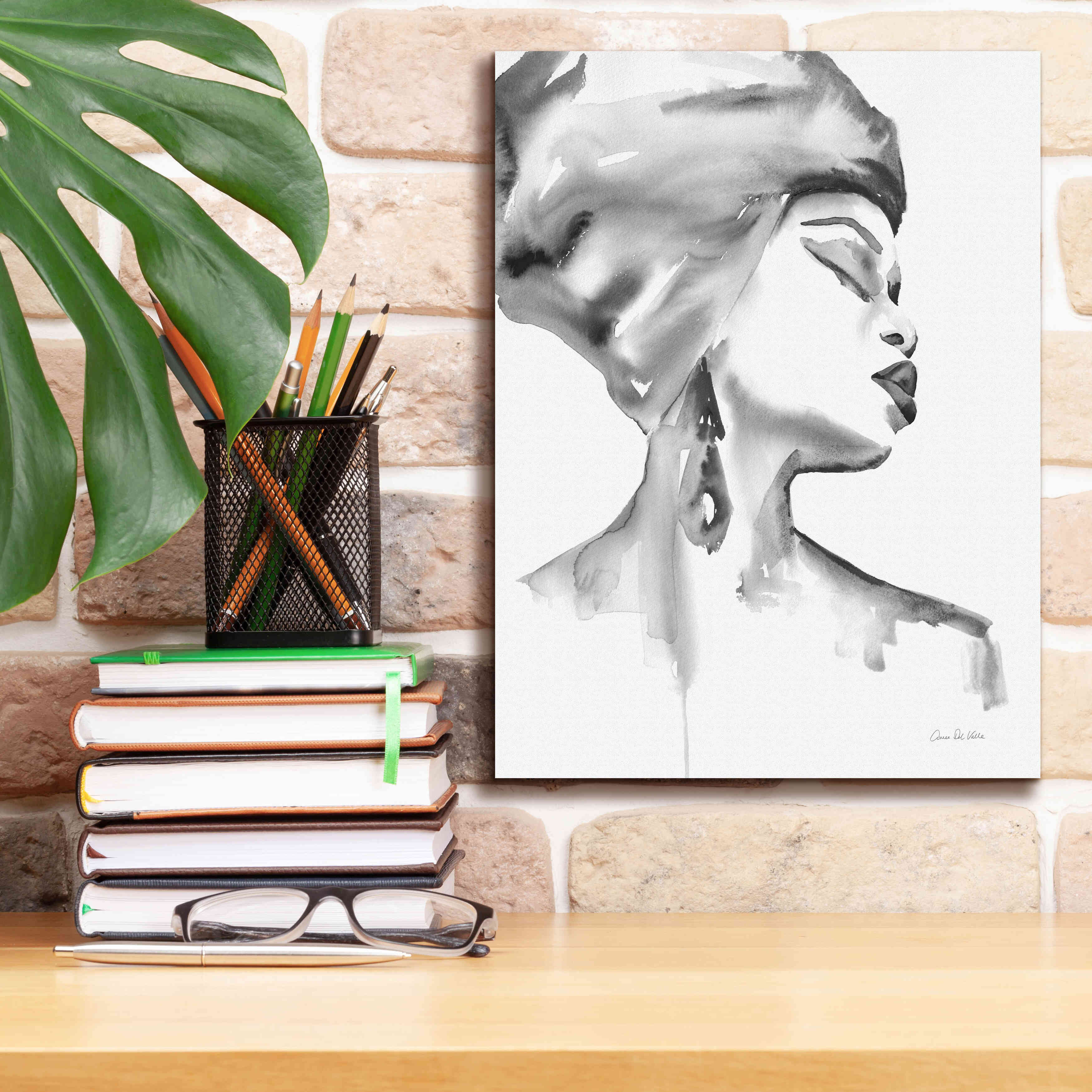 'Woman III BW' by Alan Majchrowicz, Giclee Canvas Wall Art,12x16