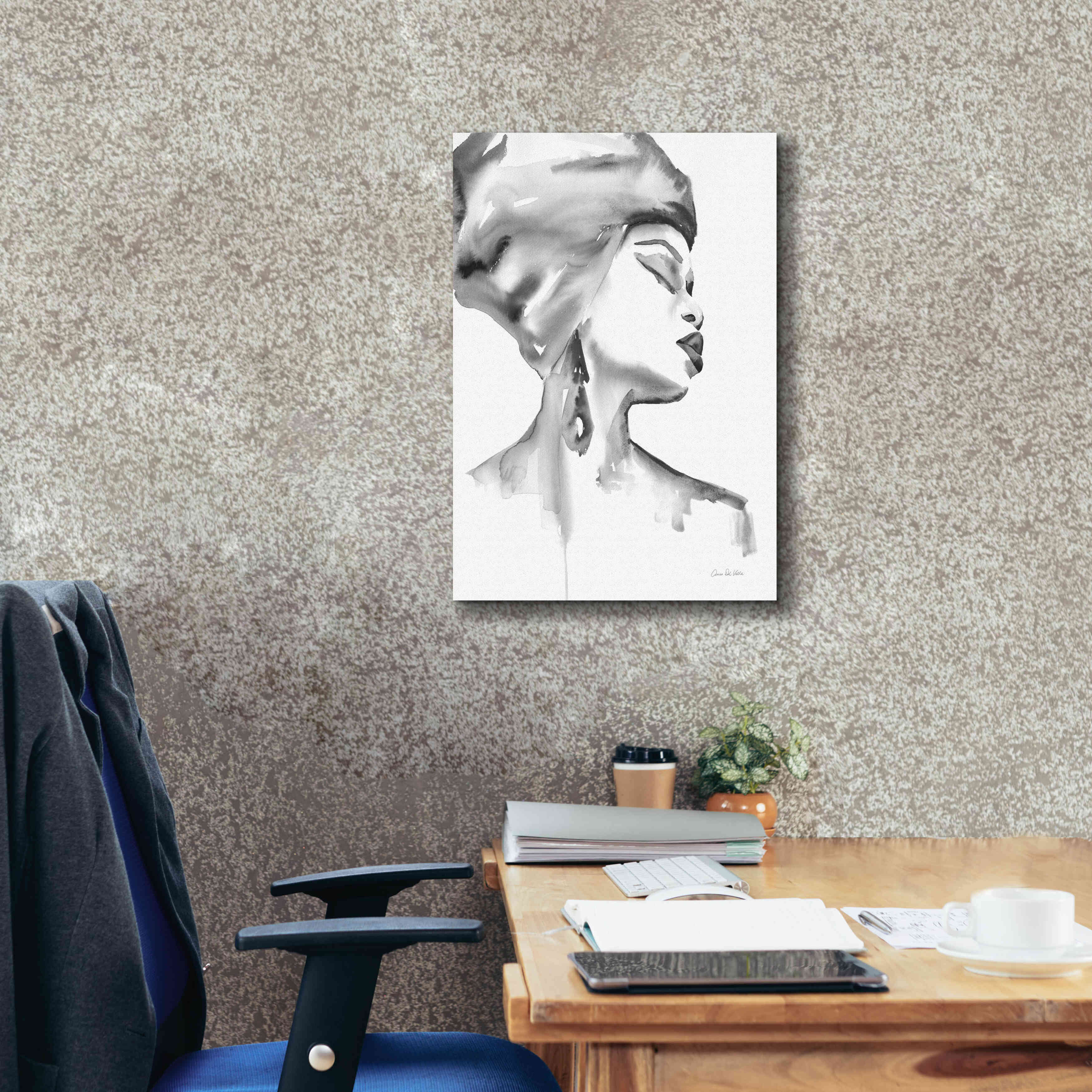 'Woman III BW' by Alan Majchrowicz, Giclee Canvas Wall Art,18x26