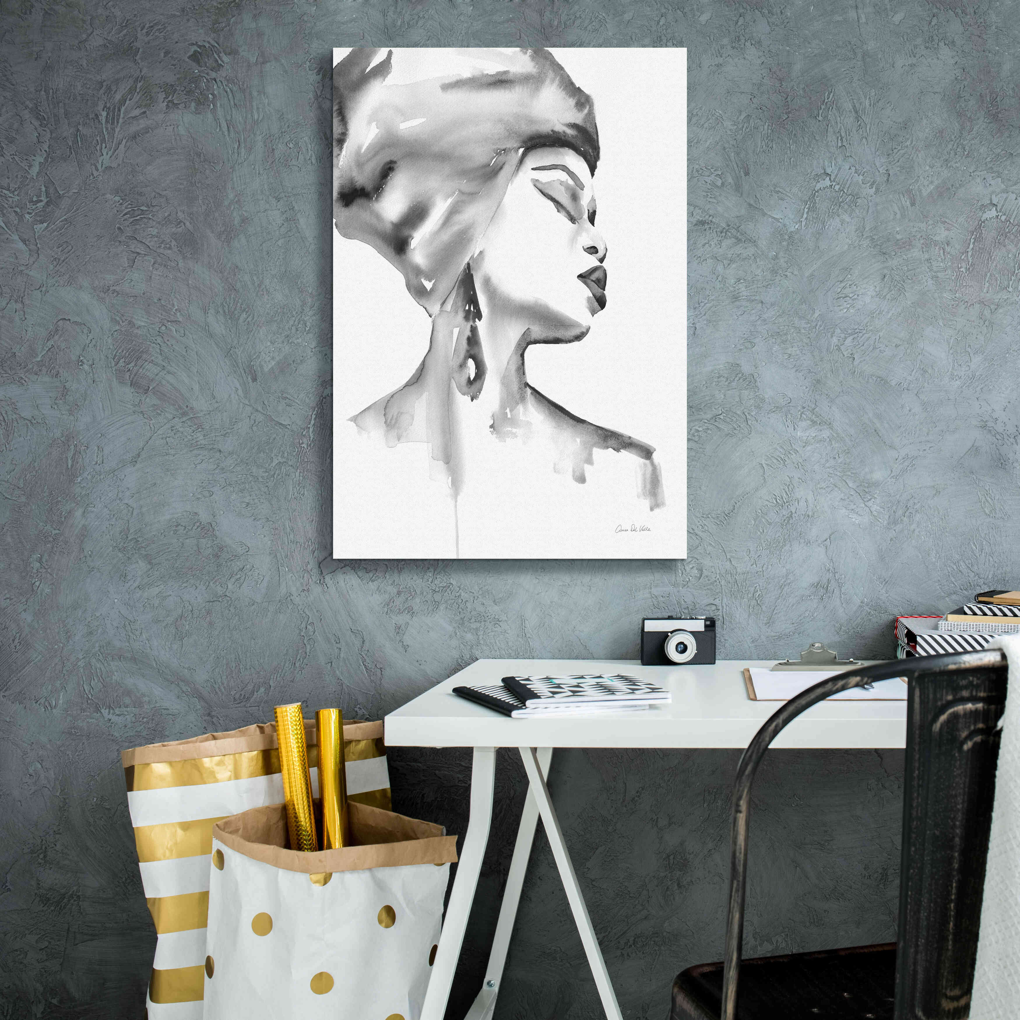 'Woman III BW' by Alan Majchrowicz, Giclee Canvas Wall Art,18x26