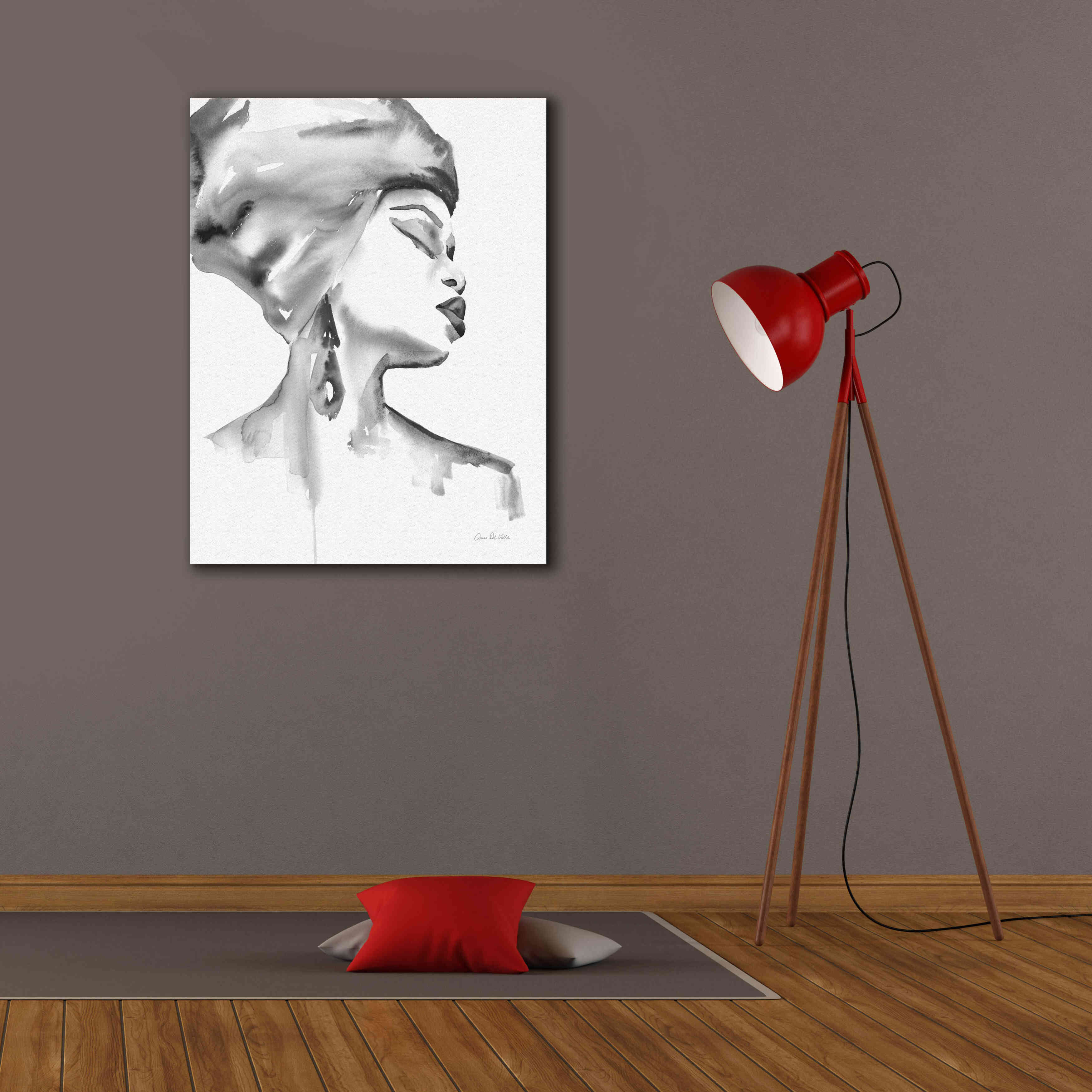 'Woman III BW' by Alan Majchrowicz, Giclee Canvas Wall Art,26x34