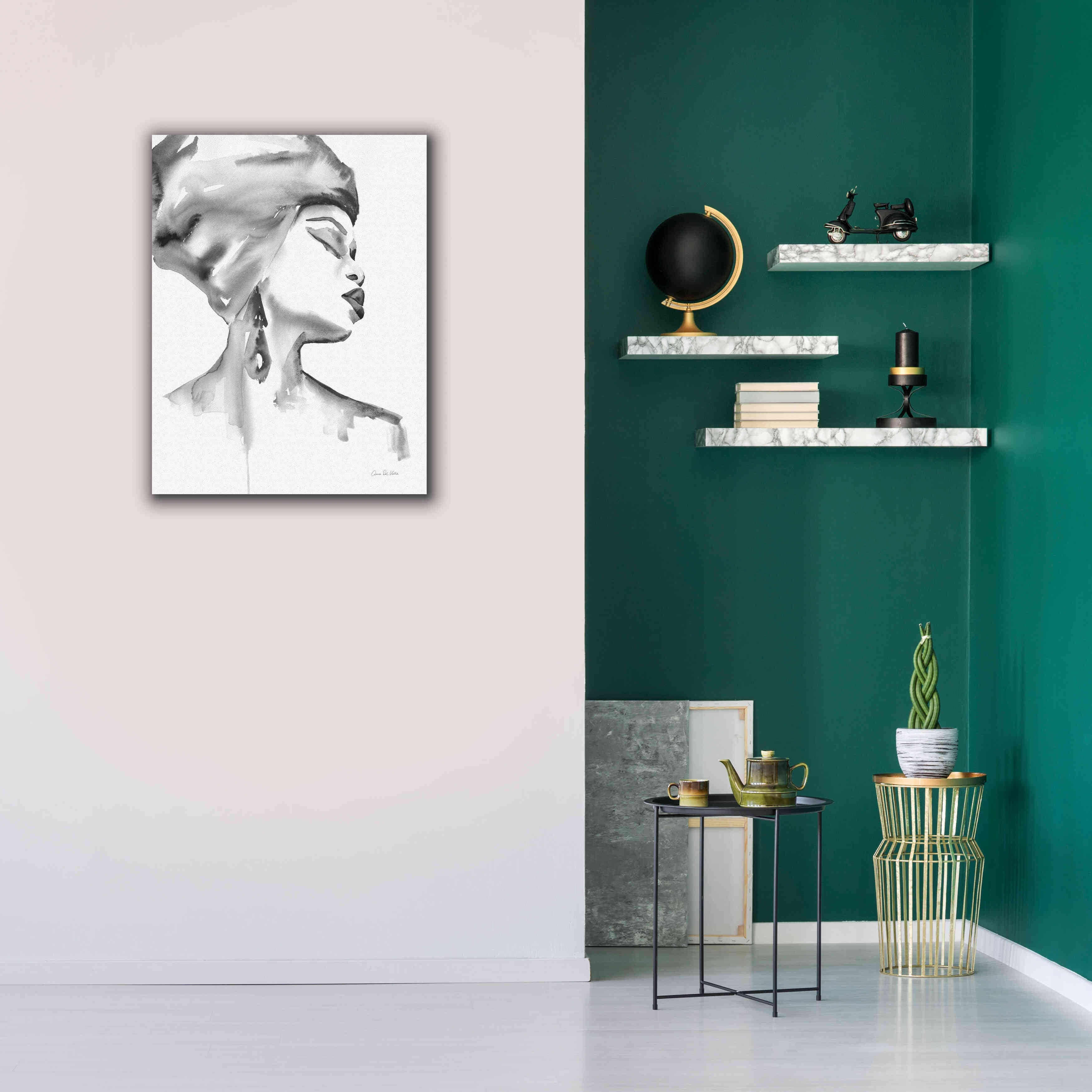 'Woman III BW' by Alan Majchrowicz, Giclee Canvas Wall Art,26x34