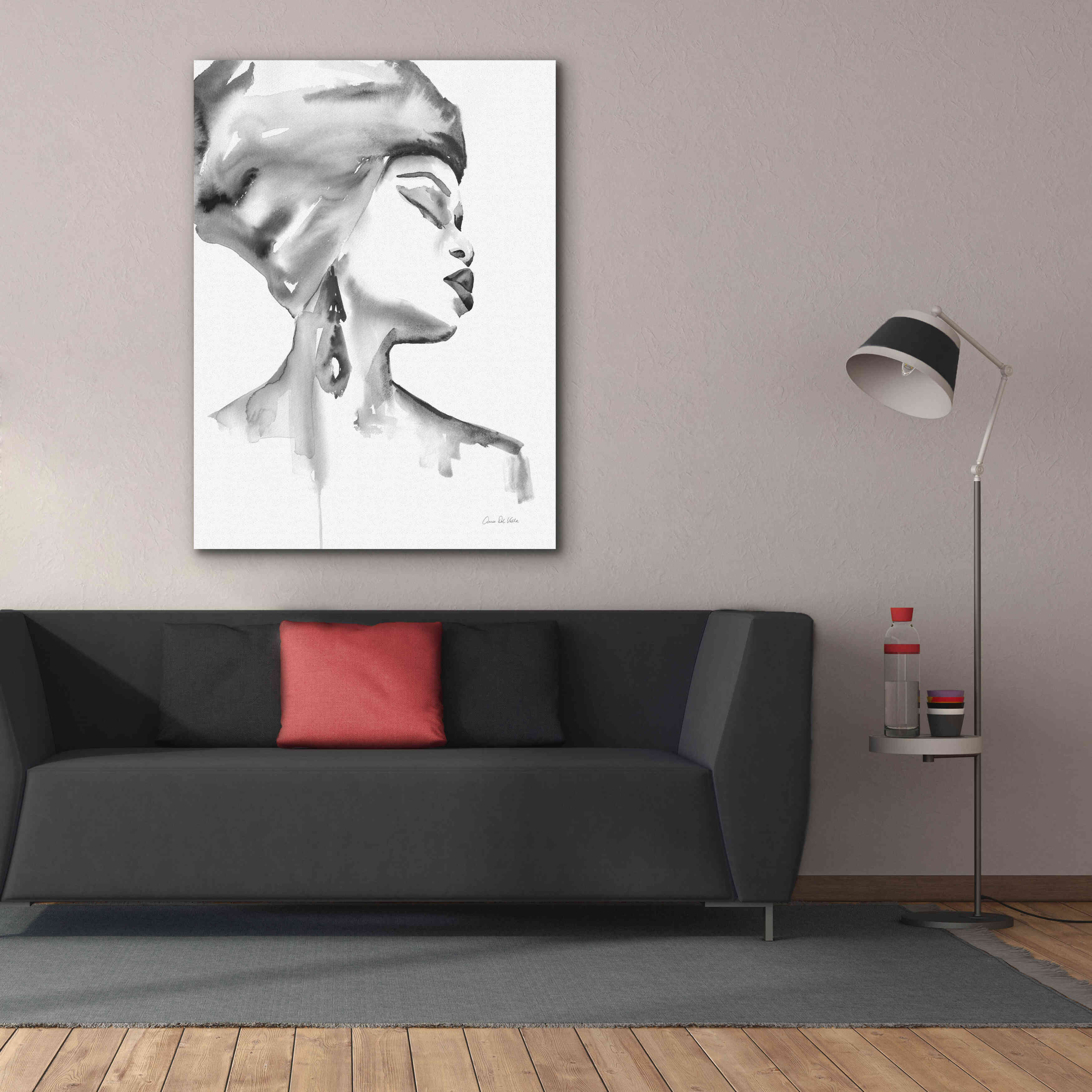 'Woman III BW' by Alan Majchrowicz, Giclee Canvas Wall Art,40x54