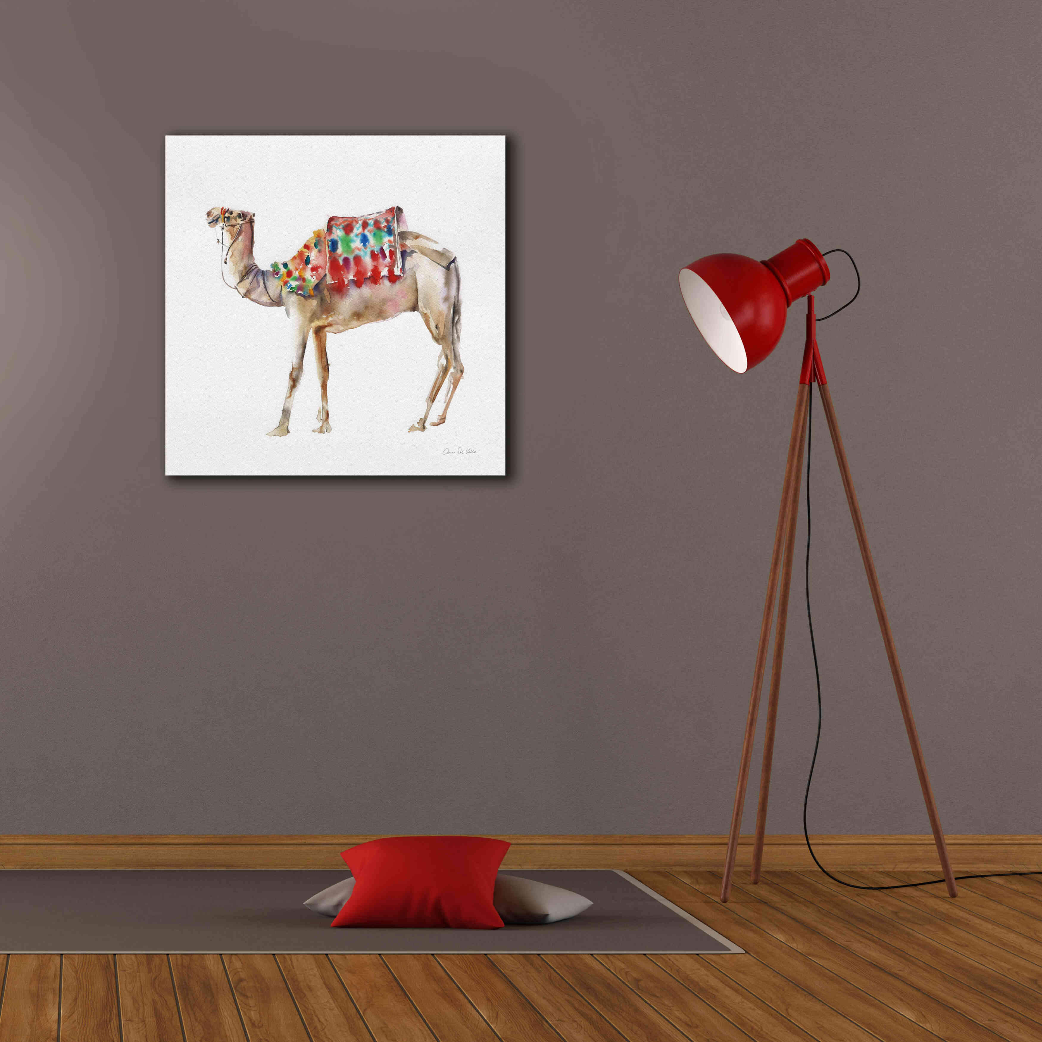 'Desert Camel II' by Alan Majchrowicz, Giclee Canvas Wall Art,26x26