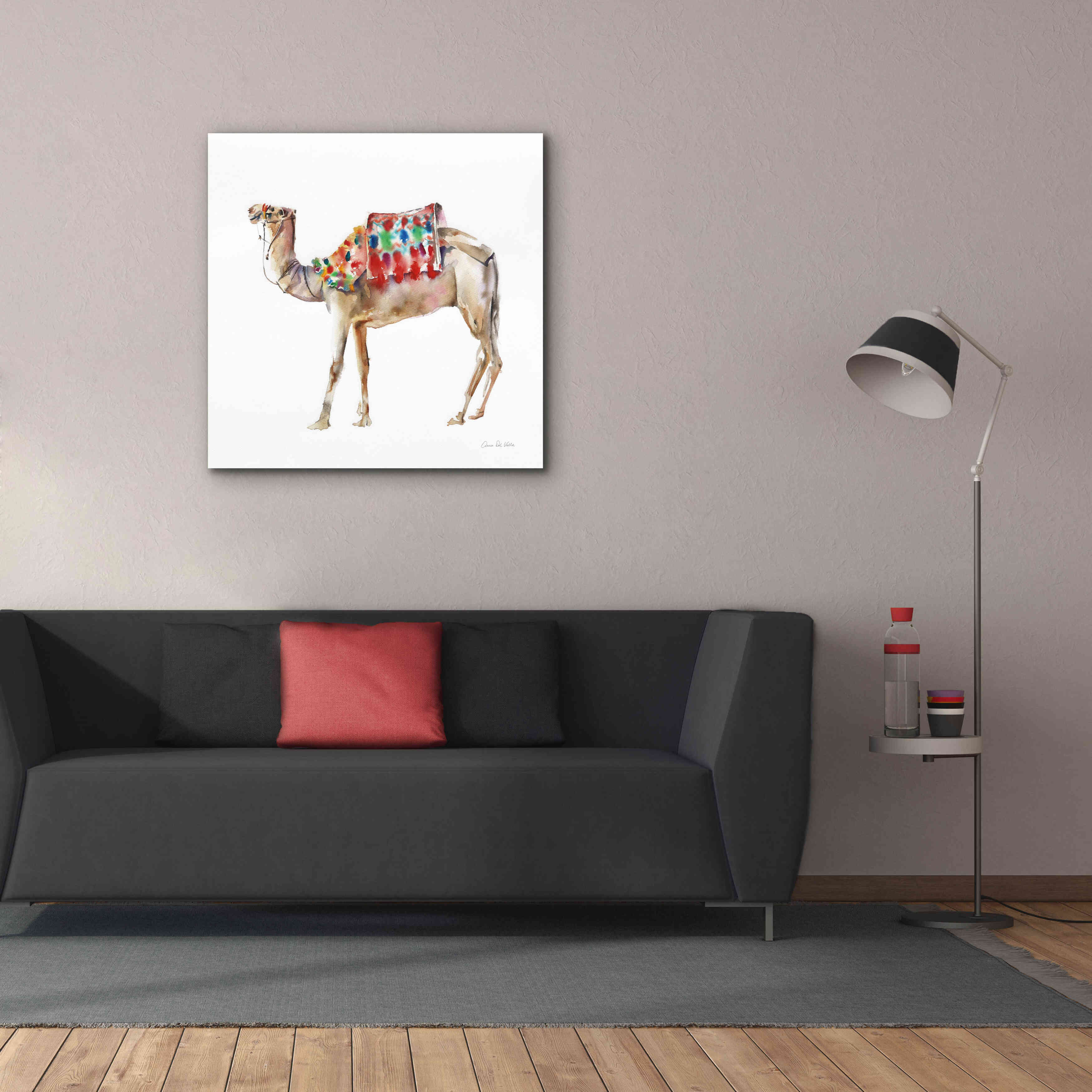 'Desert Camel II' by Alan Majchrowicz, Giclee Canvas Wall Art,37x37