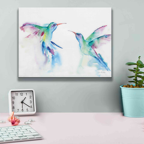 Image of 'Hummingbirds I' by Alan Majchrowicz, Giclee Canvas Wall Art,16x12