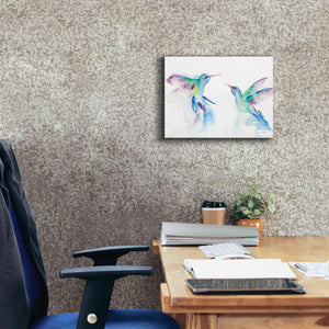'Hummingbirds I' by Alan Majchrowicz, Giclee Canvas Wall Art,16x12