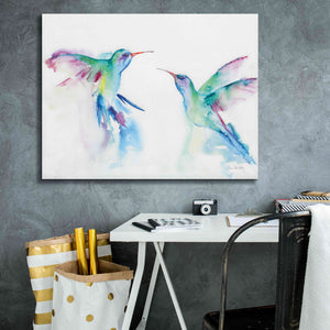 'Hummingbirds I' by Alan Majchrowicz, Giclee Canvas Wall Art,34x26