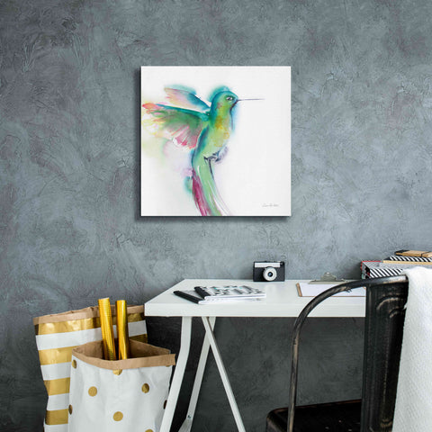 Image of 'Hummingbirds II' by Alan Majchrowicz, Giclee Canvas Wall Art,18x18